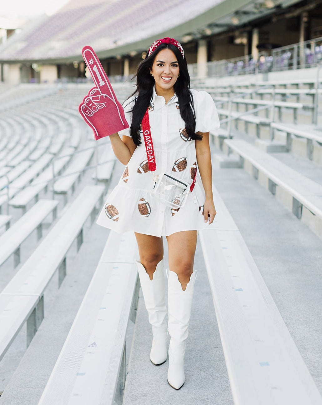 White Football Gameday Dress