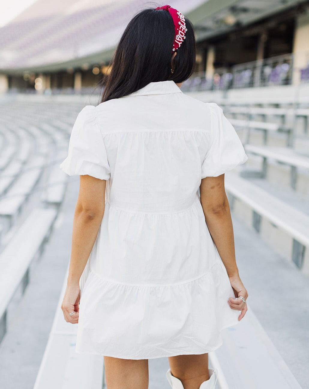 White Football Gameday Dress