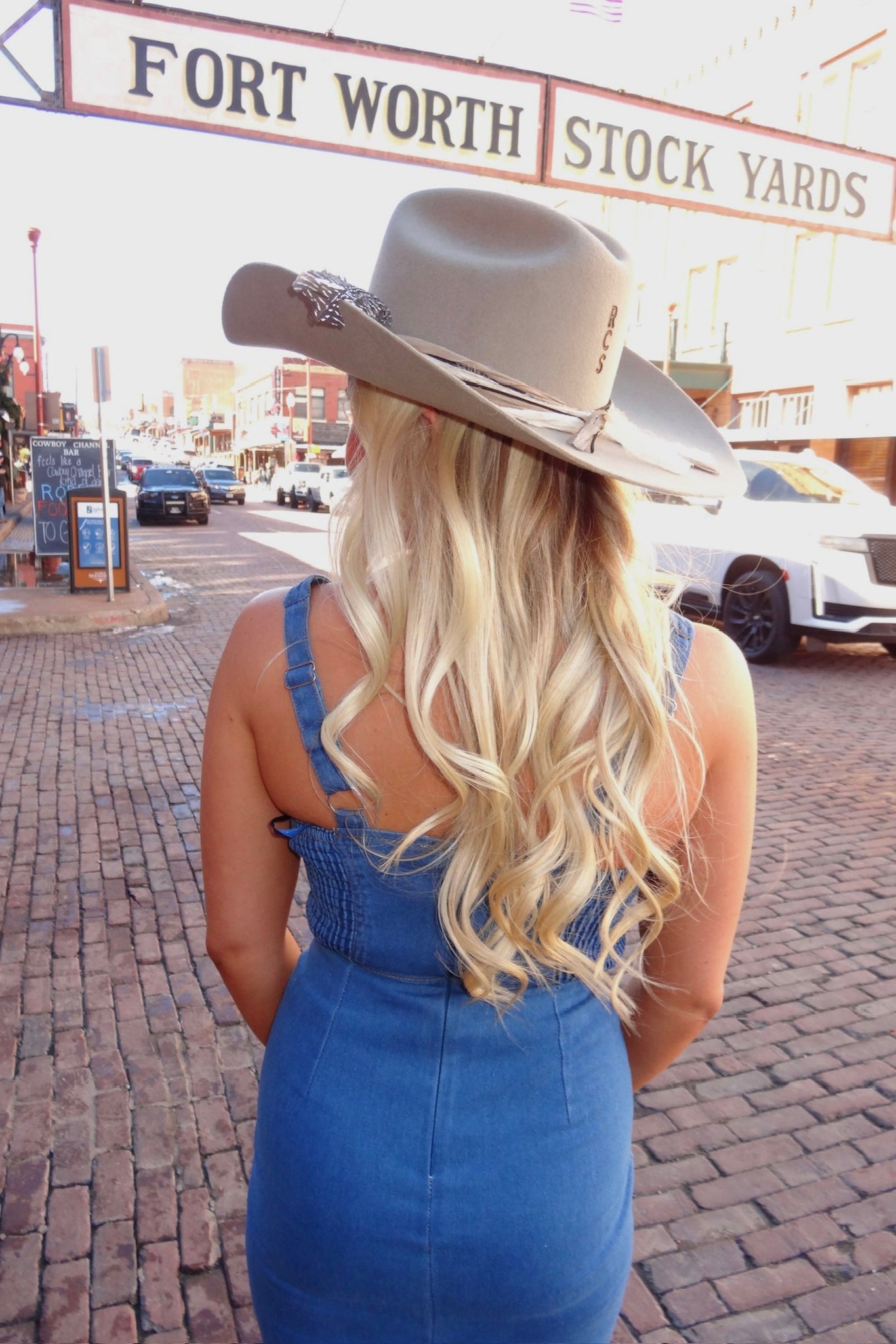 Don't Mind If I Do Denim Maxi Dress
