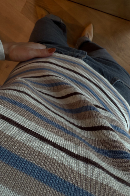 Amanda Striped Sweater Top