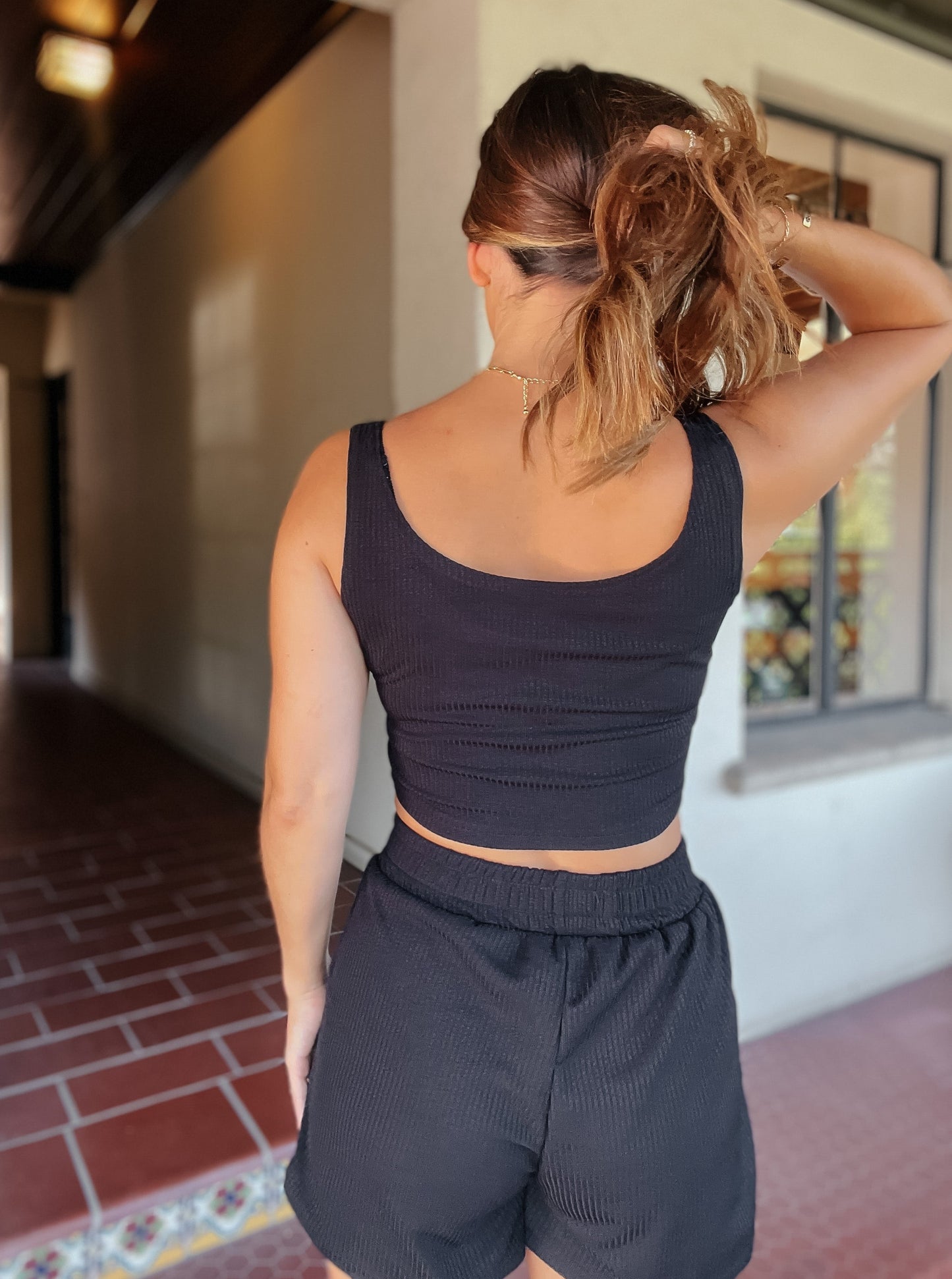 Chillin' It Black Lounge Set