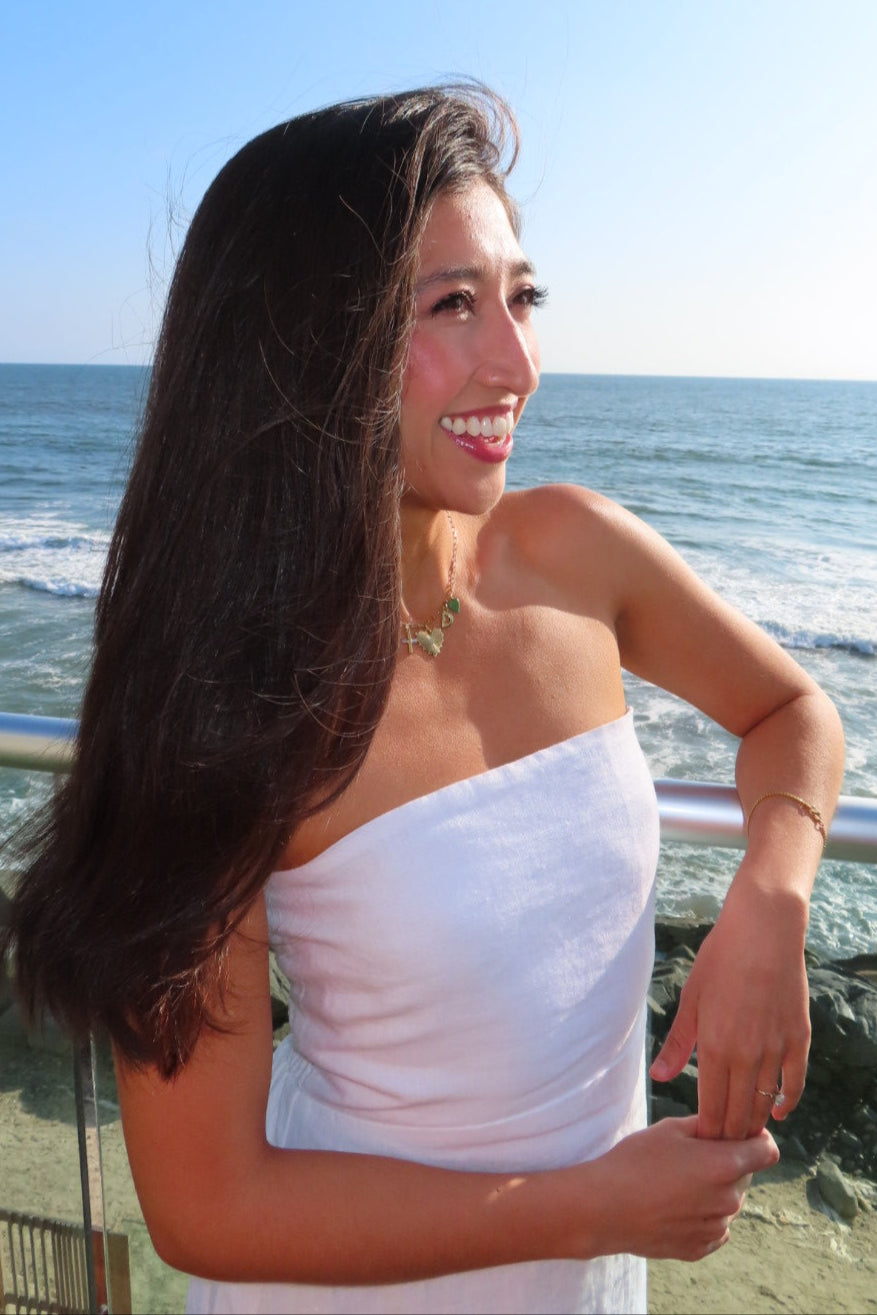 Brady White Linen Dress