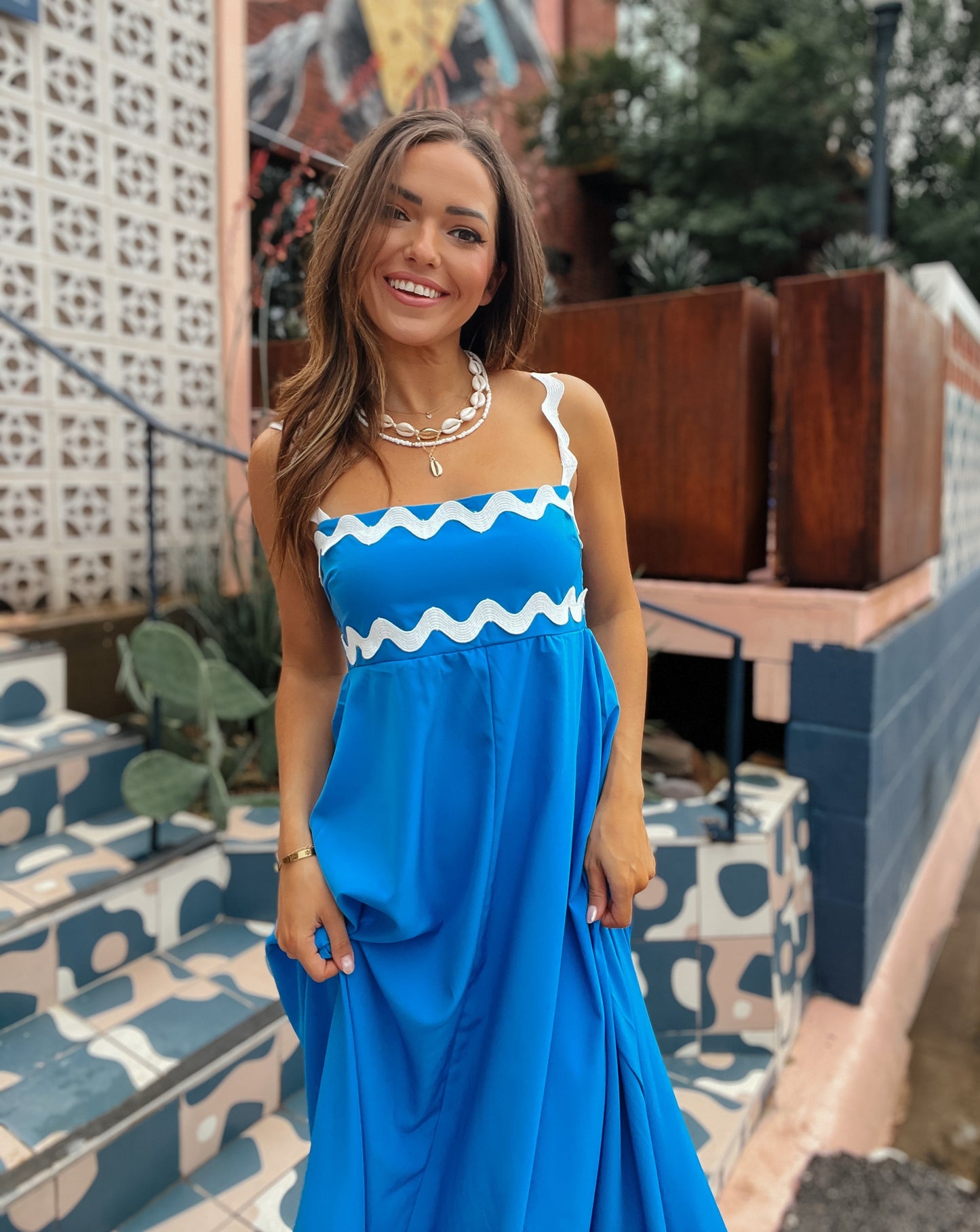 Tulum Tidal Wave Maxi Dress