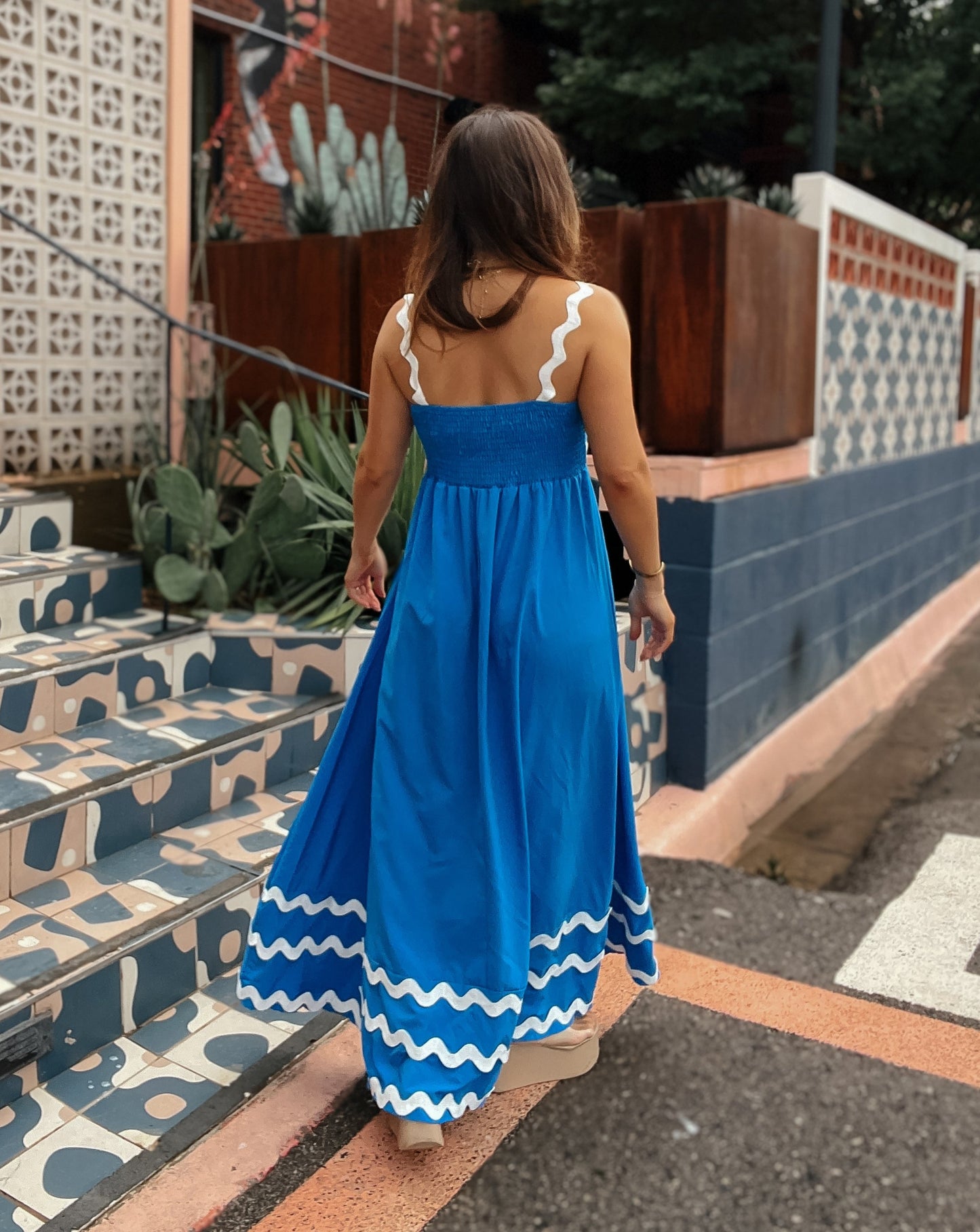 Tulum Tidal Wave Maxi Dress