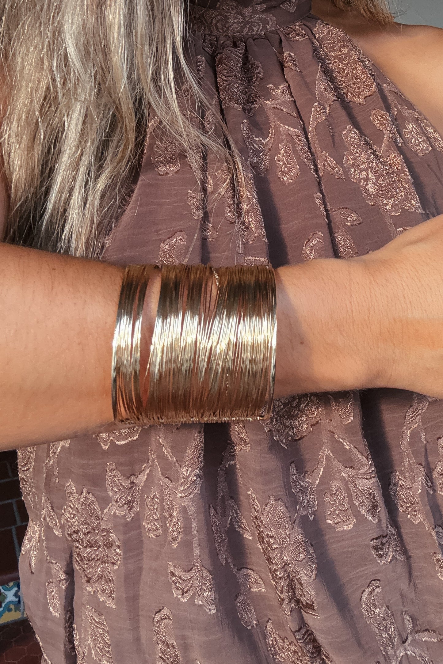 Marley Gold Cuff Bracelet