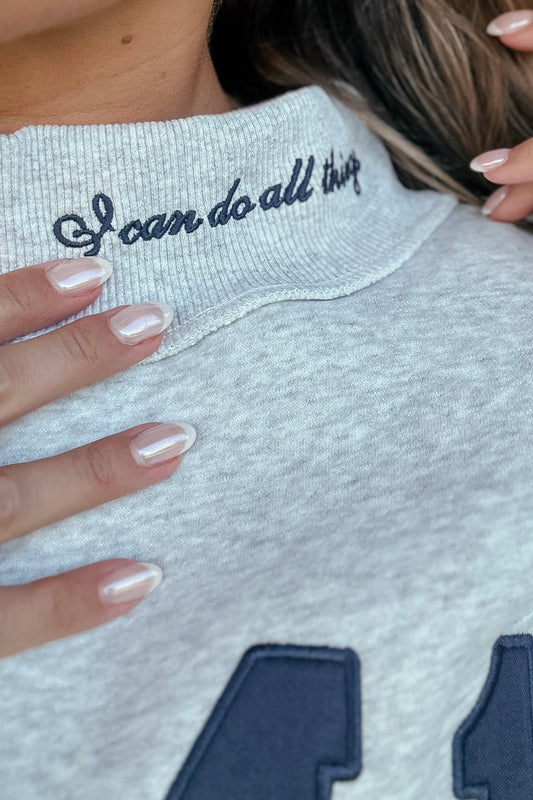 Phil 4:13 Mockneck Sweatshirt