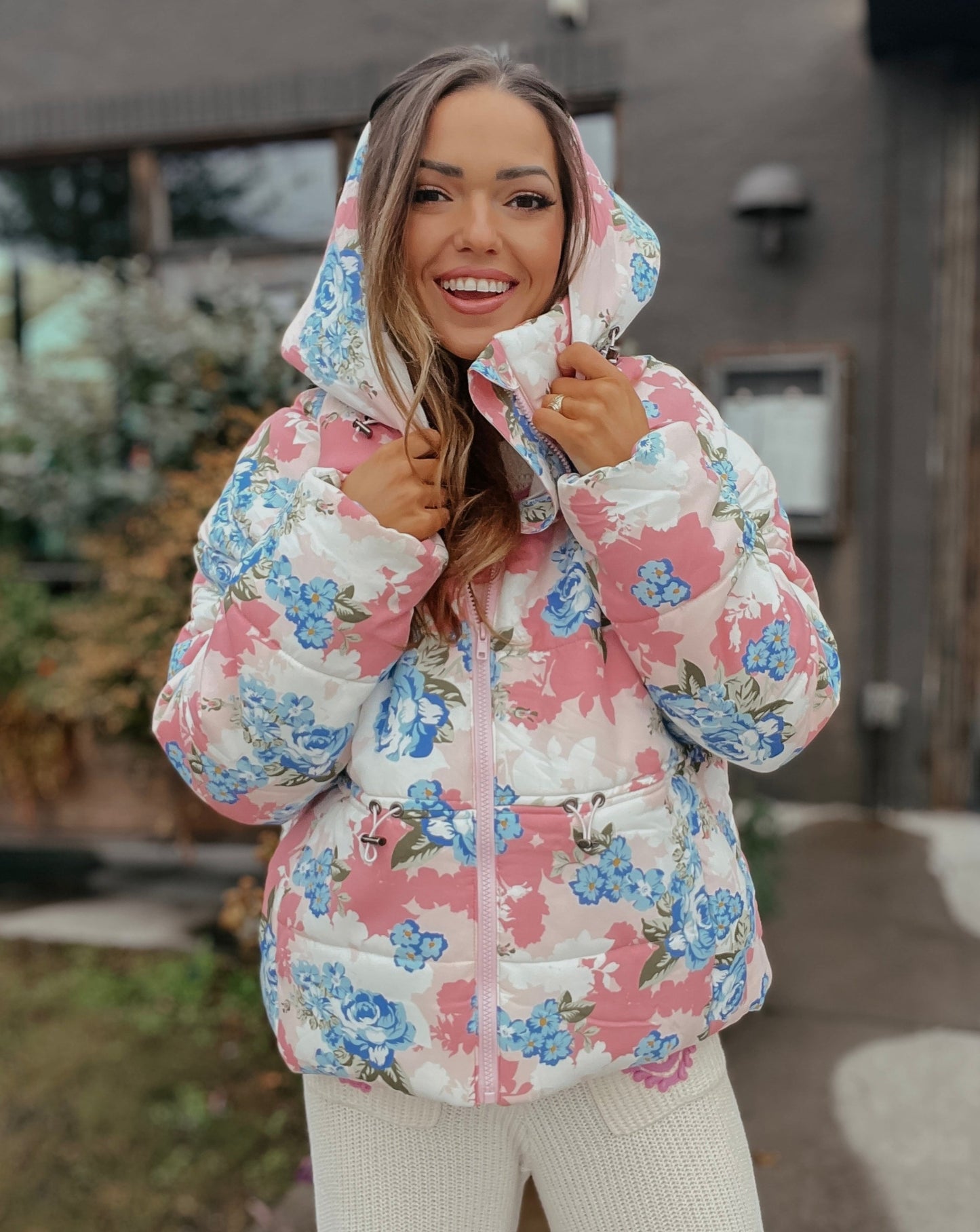 Bradley Floral Printed Puffer Jacket