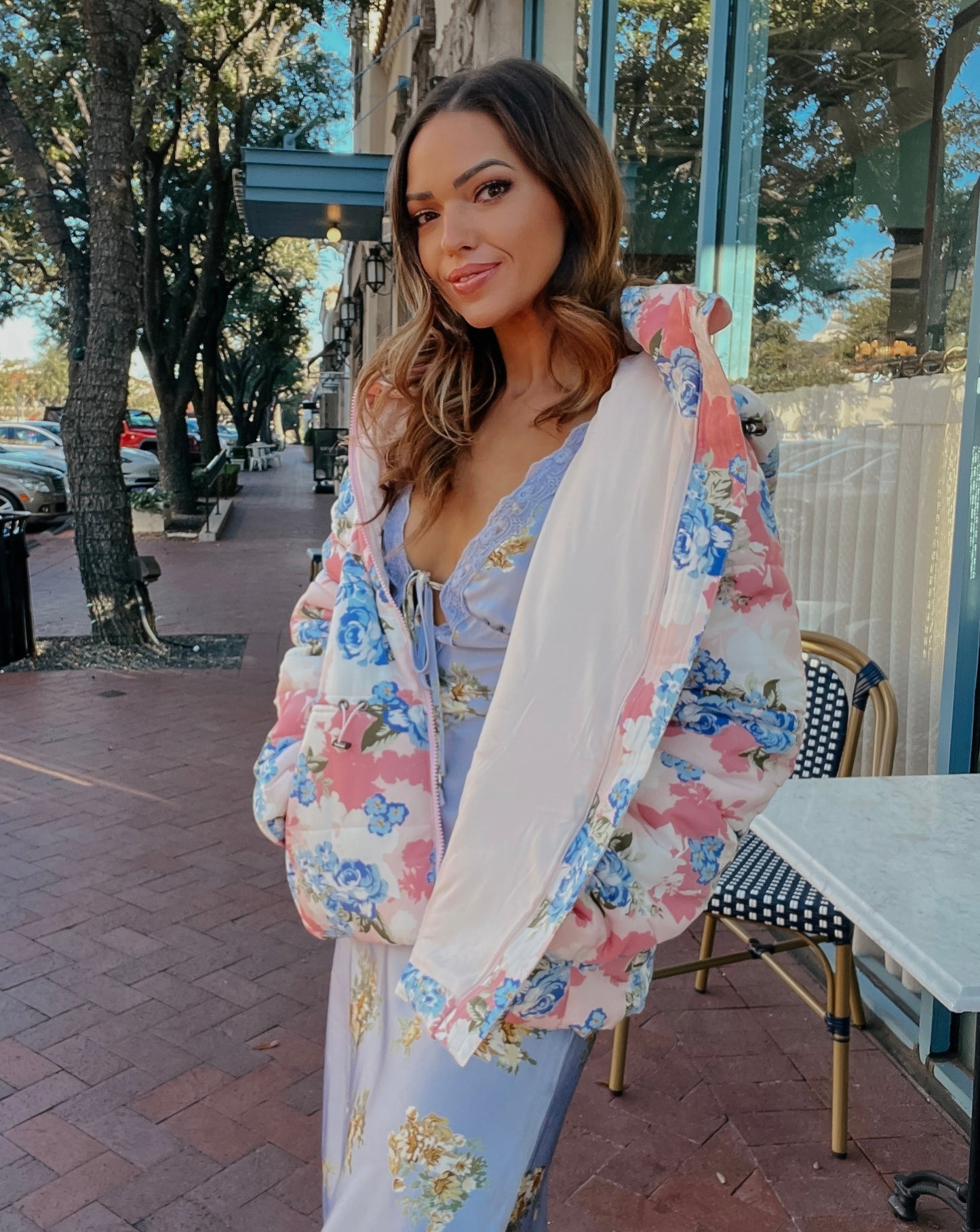 Bradley Floral Printed Puffer Jacket