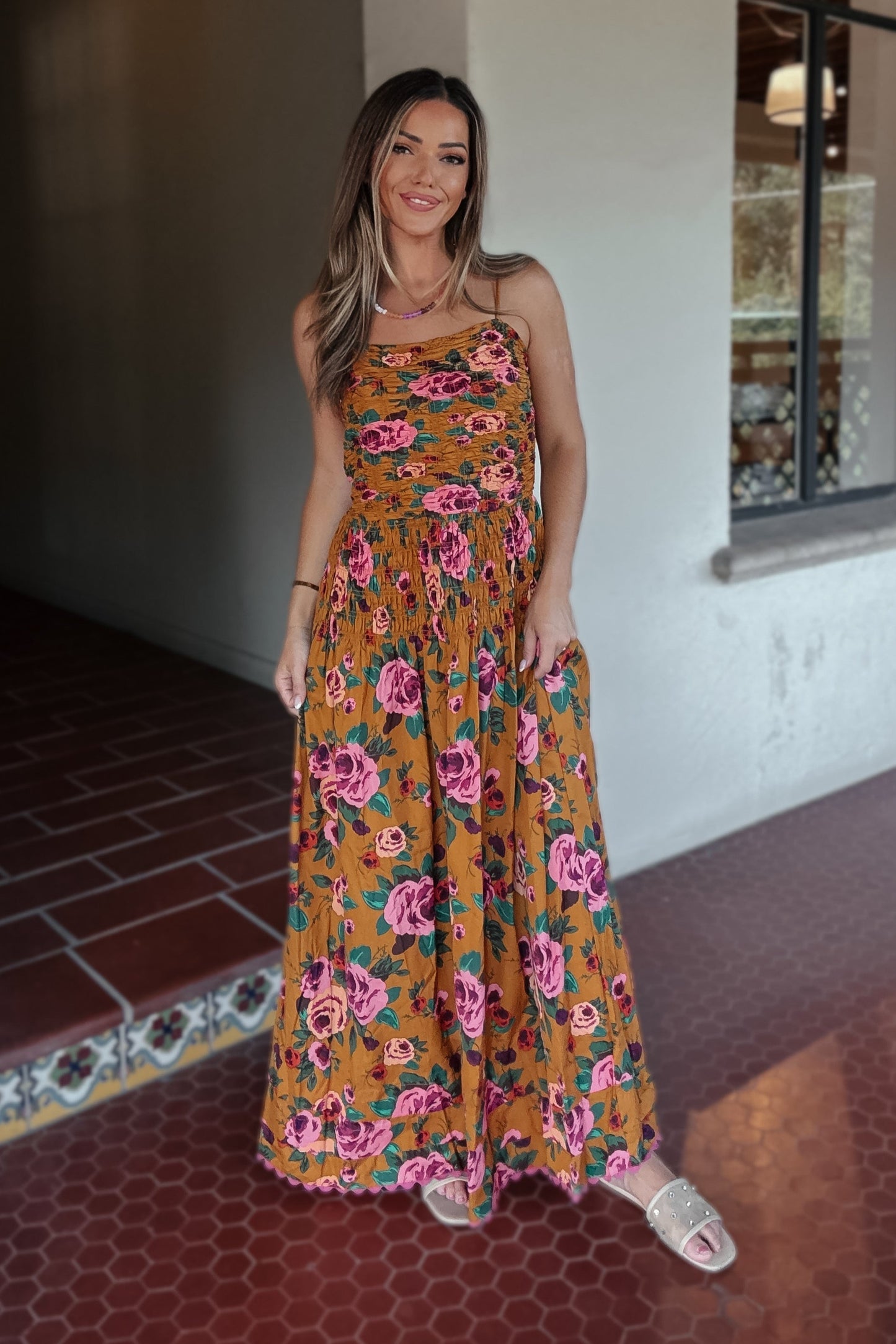 Marlowe Floral Boho Maxi Dress