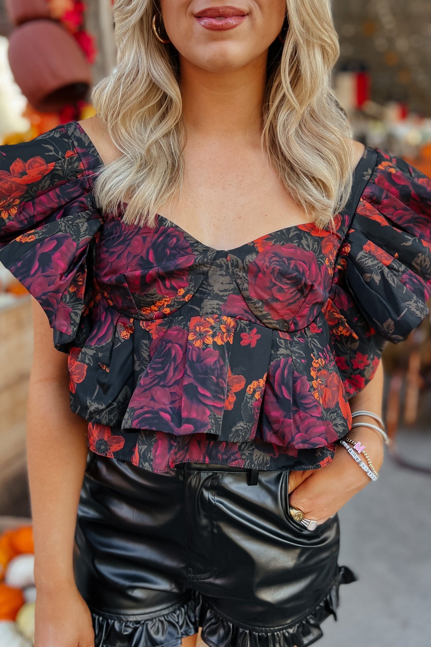 Madeline Nightshades Crop Top | BuddyLove
