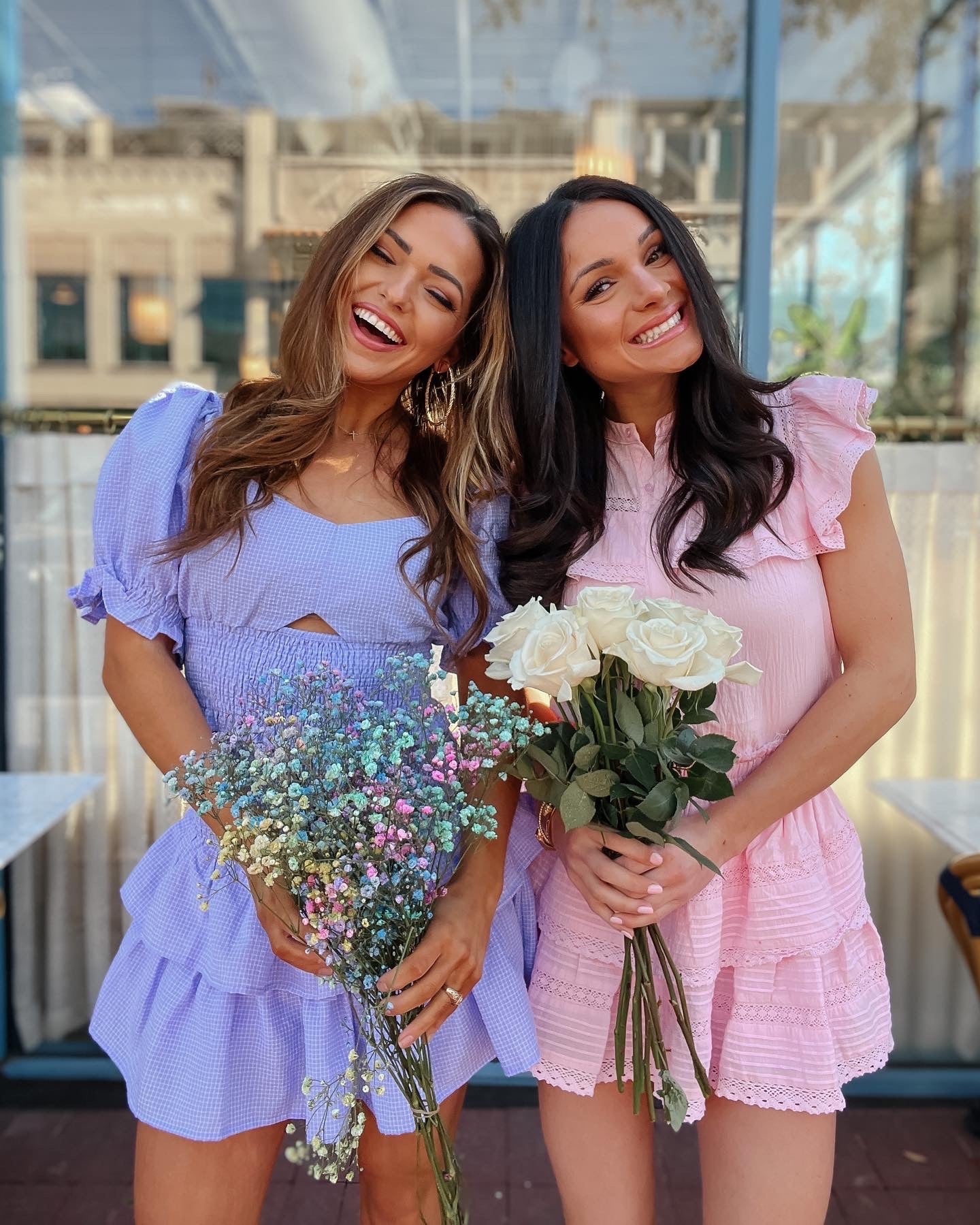 Bri Purple Smocked Skirt