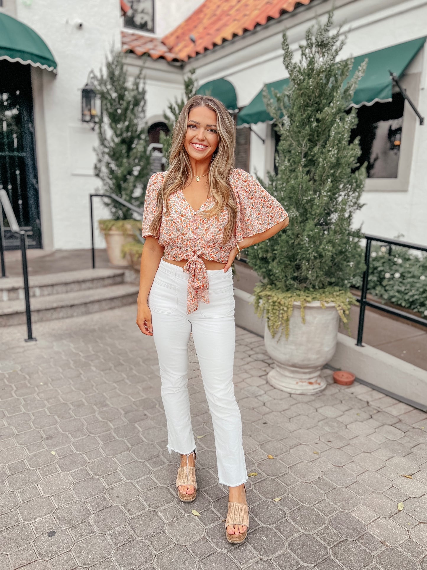 Floral de Mayo Crop Top