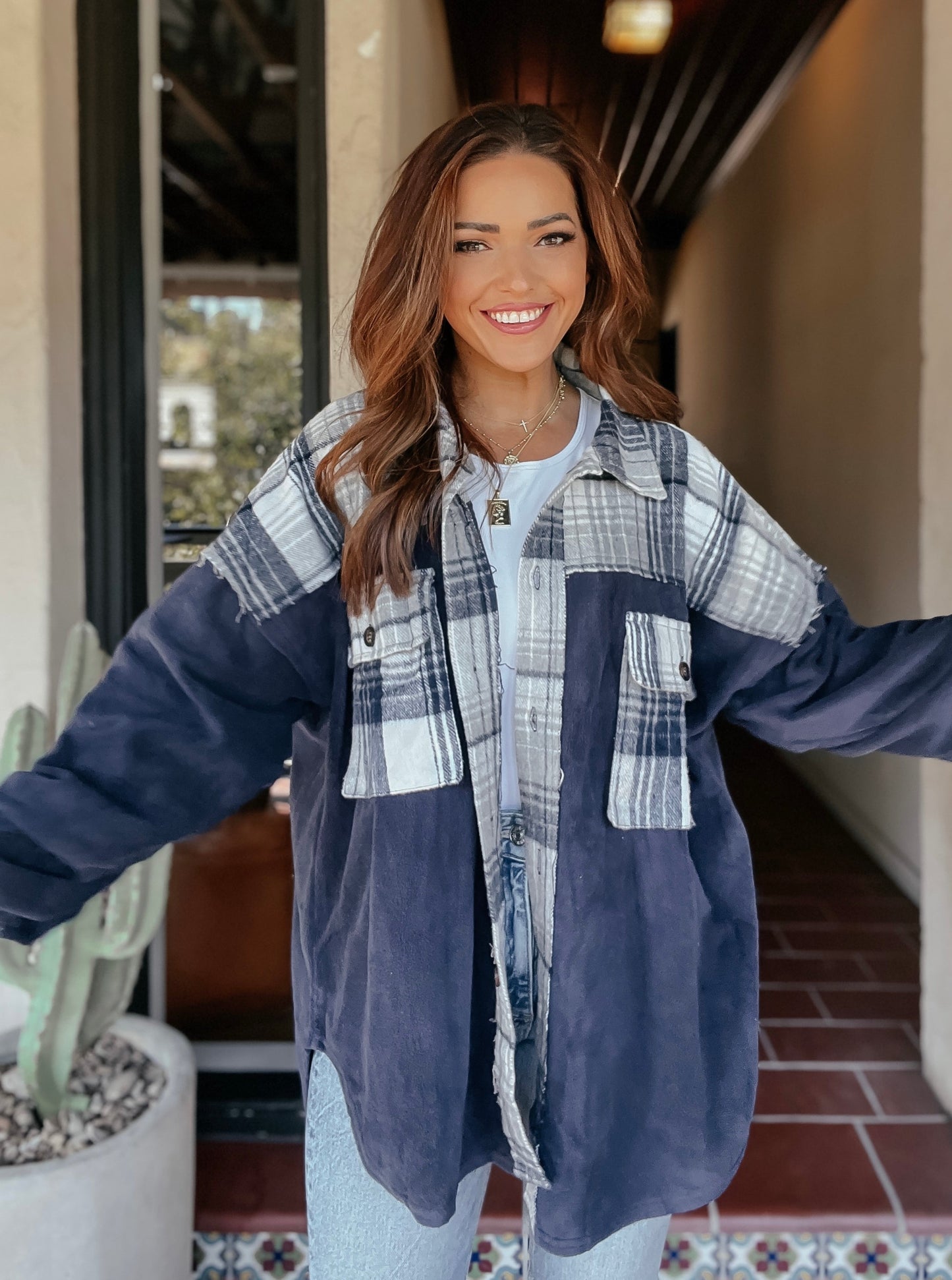 Surely Sweet Plaid Shacket