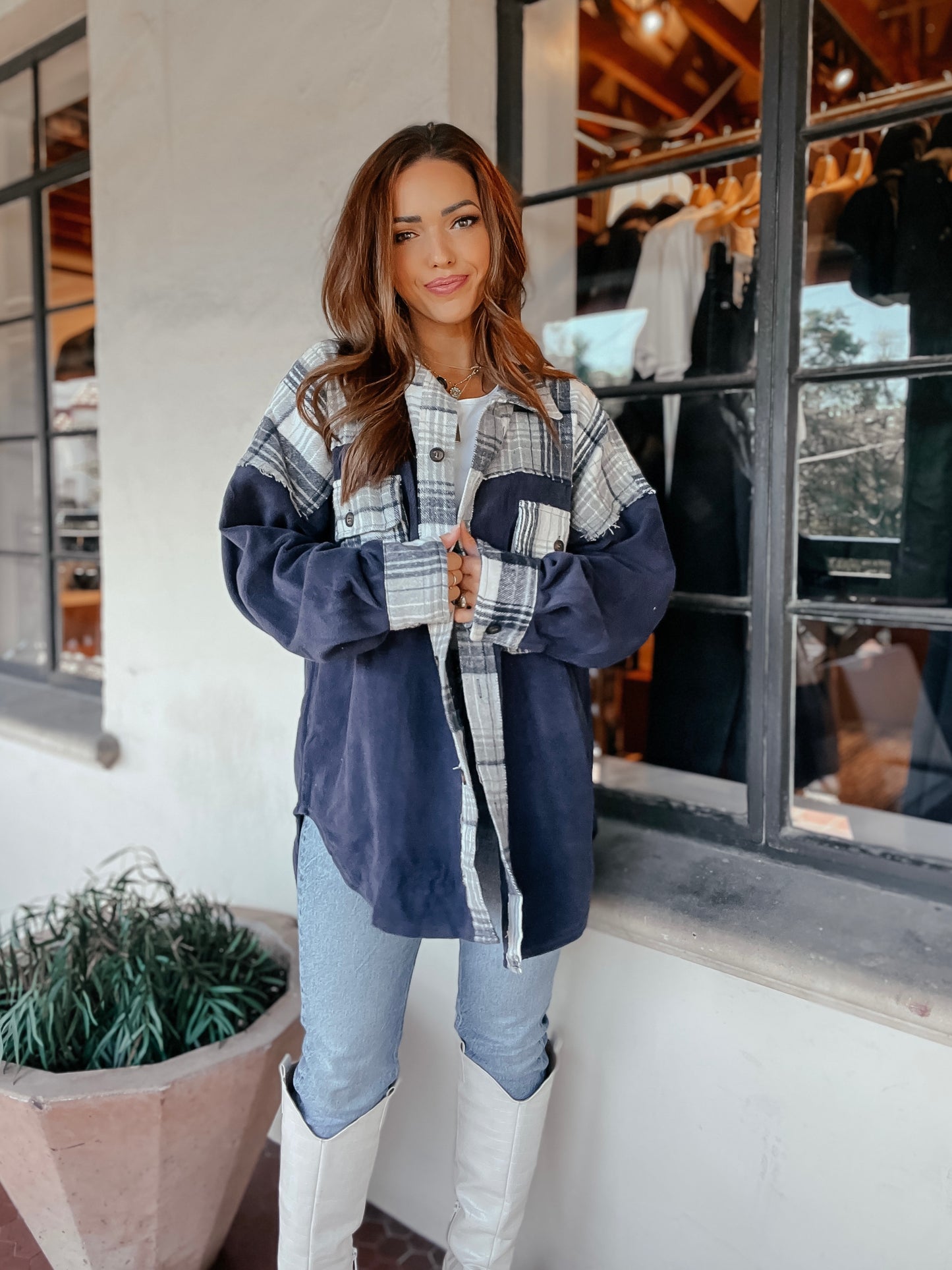 Surely Sweet Plaid Shacket