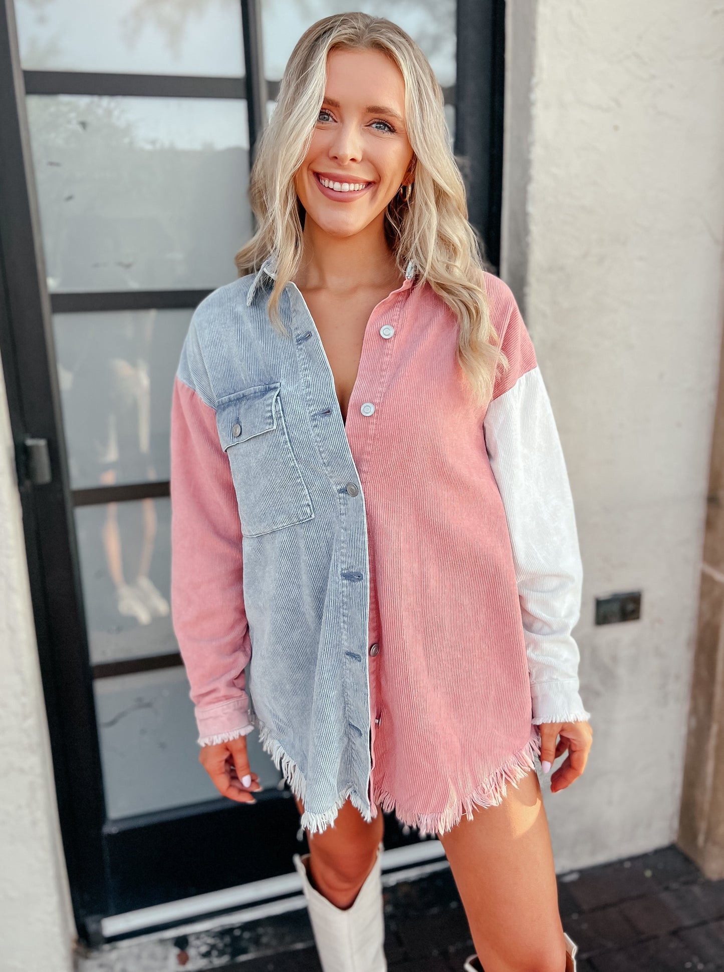 Shelby Color Block Shacket