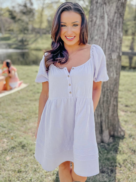 Lily and Lilac Button Up Dress