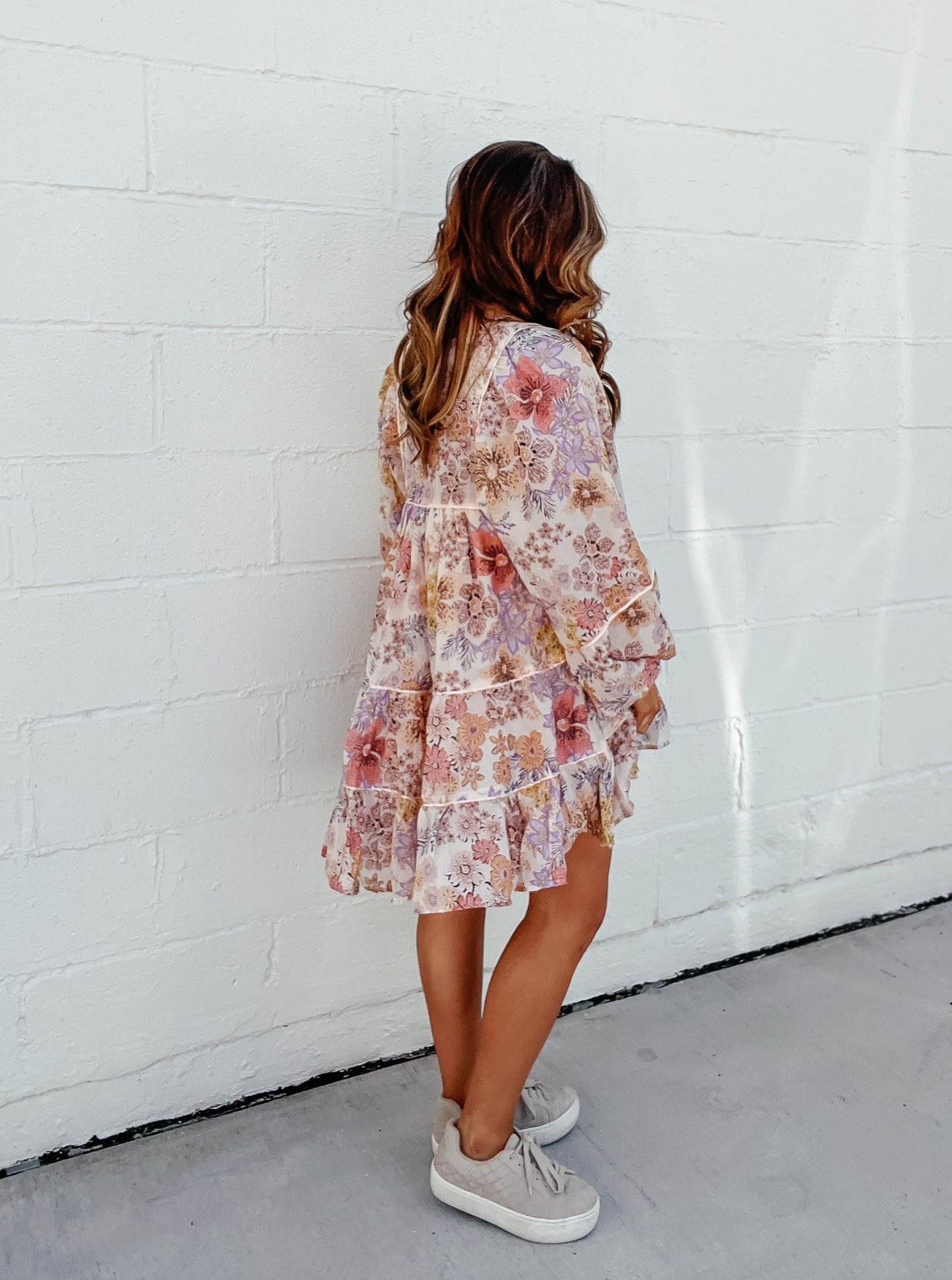 Briley Floral Tiered Dress