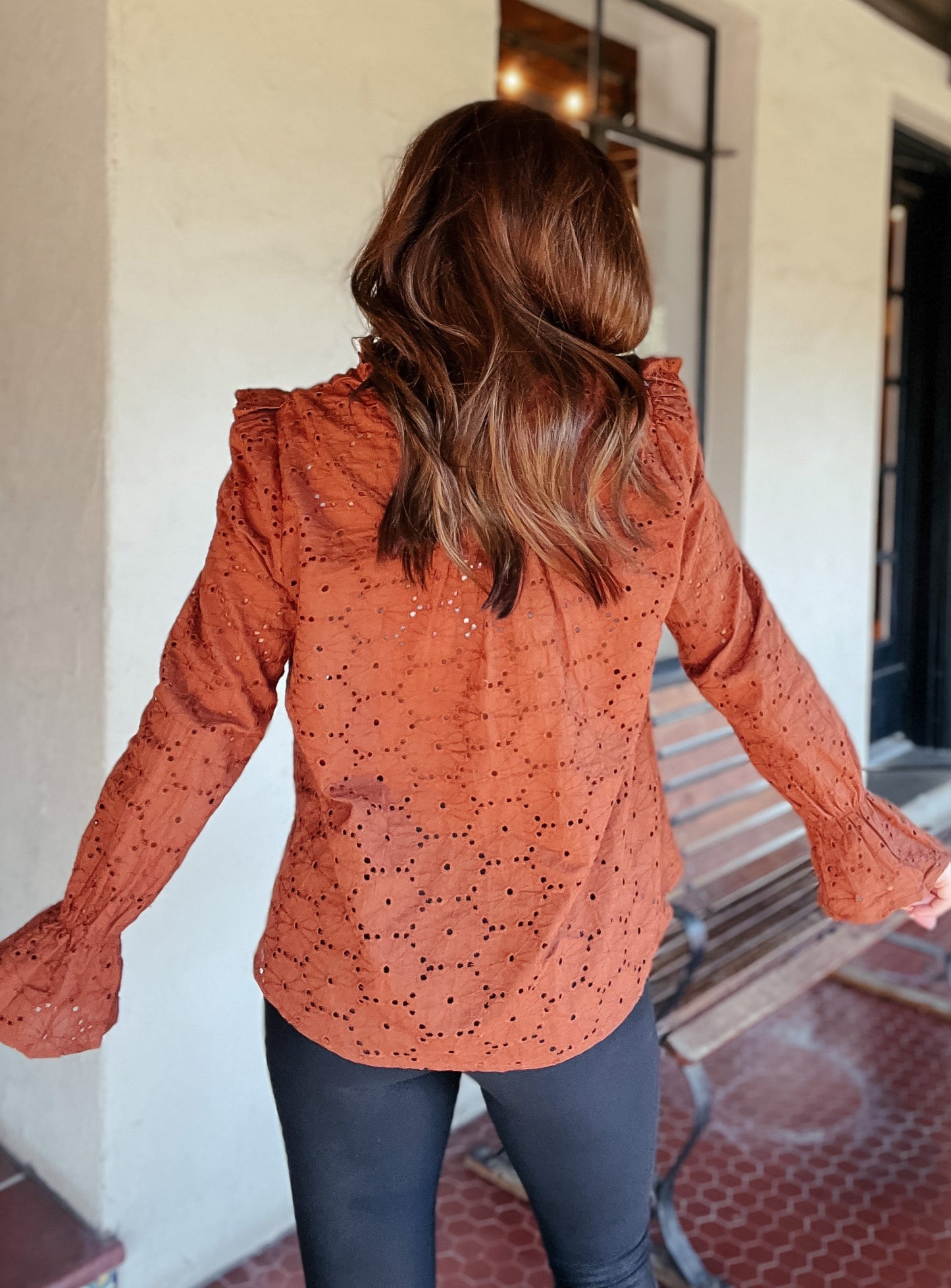 Bells and Ruffles Fall Blouse
