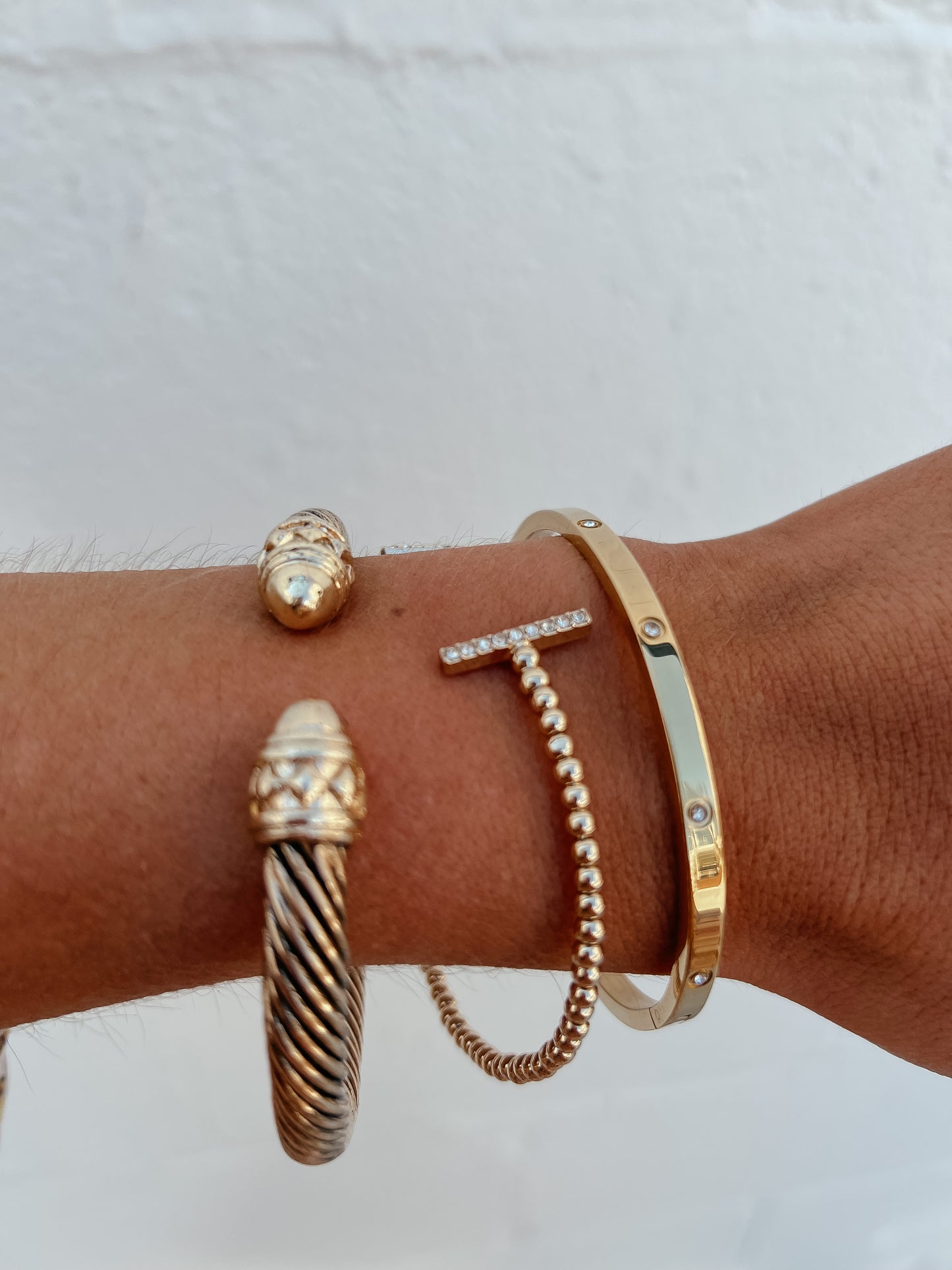 Gold Stacking Bracelet