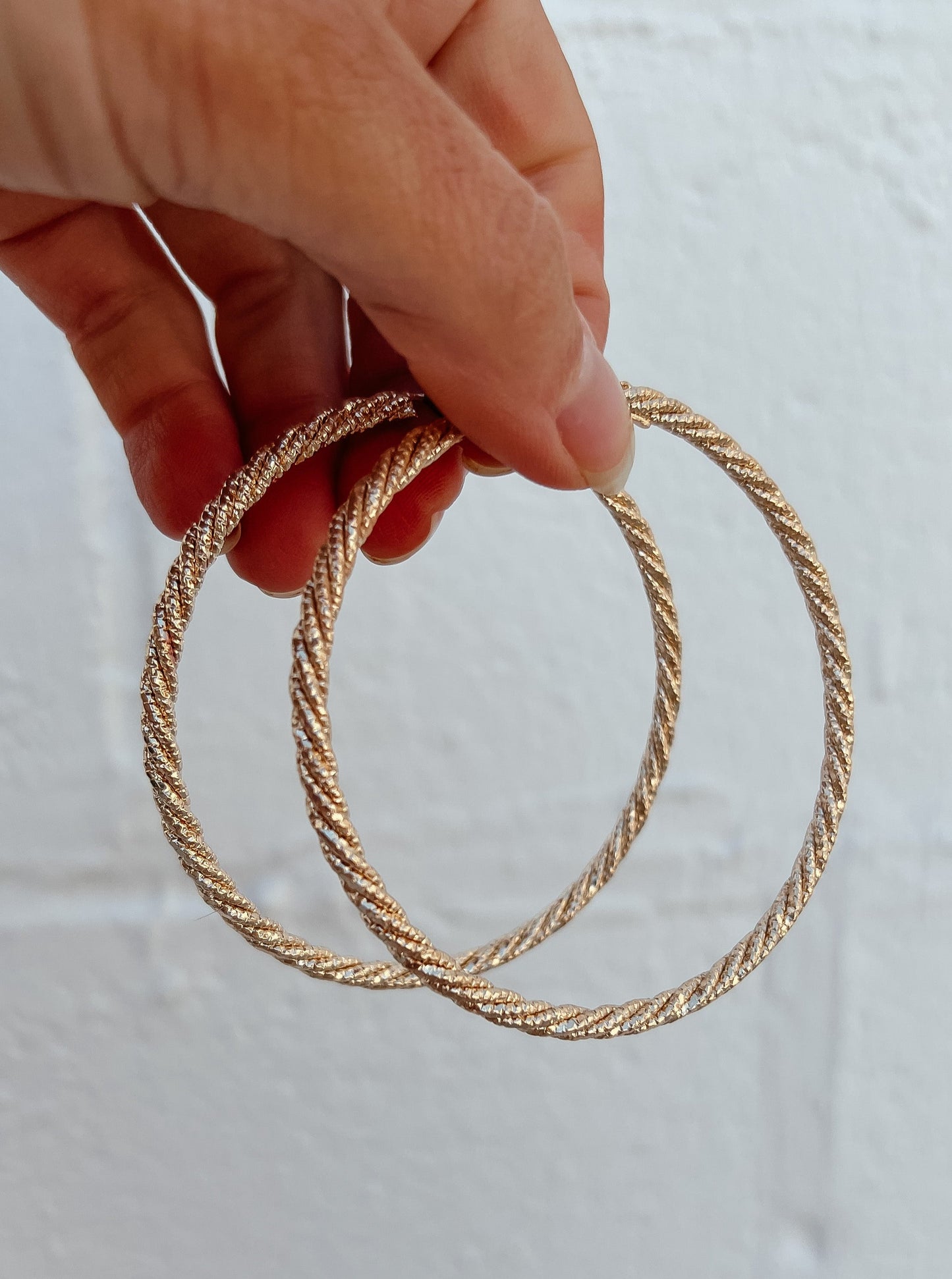Gold Hoop Kenna Earrings