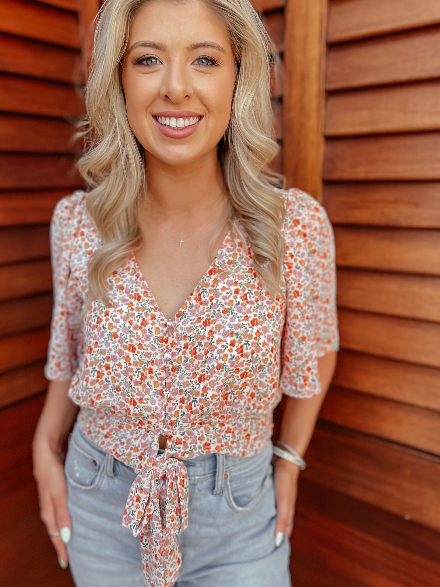 Floral de Mayo Crop Top