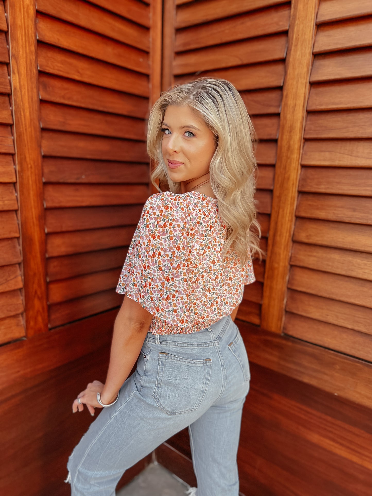 Floral de Mayo Crop Top