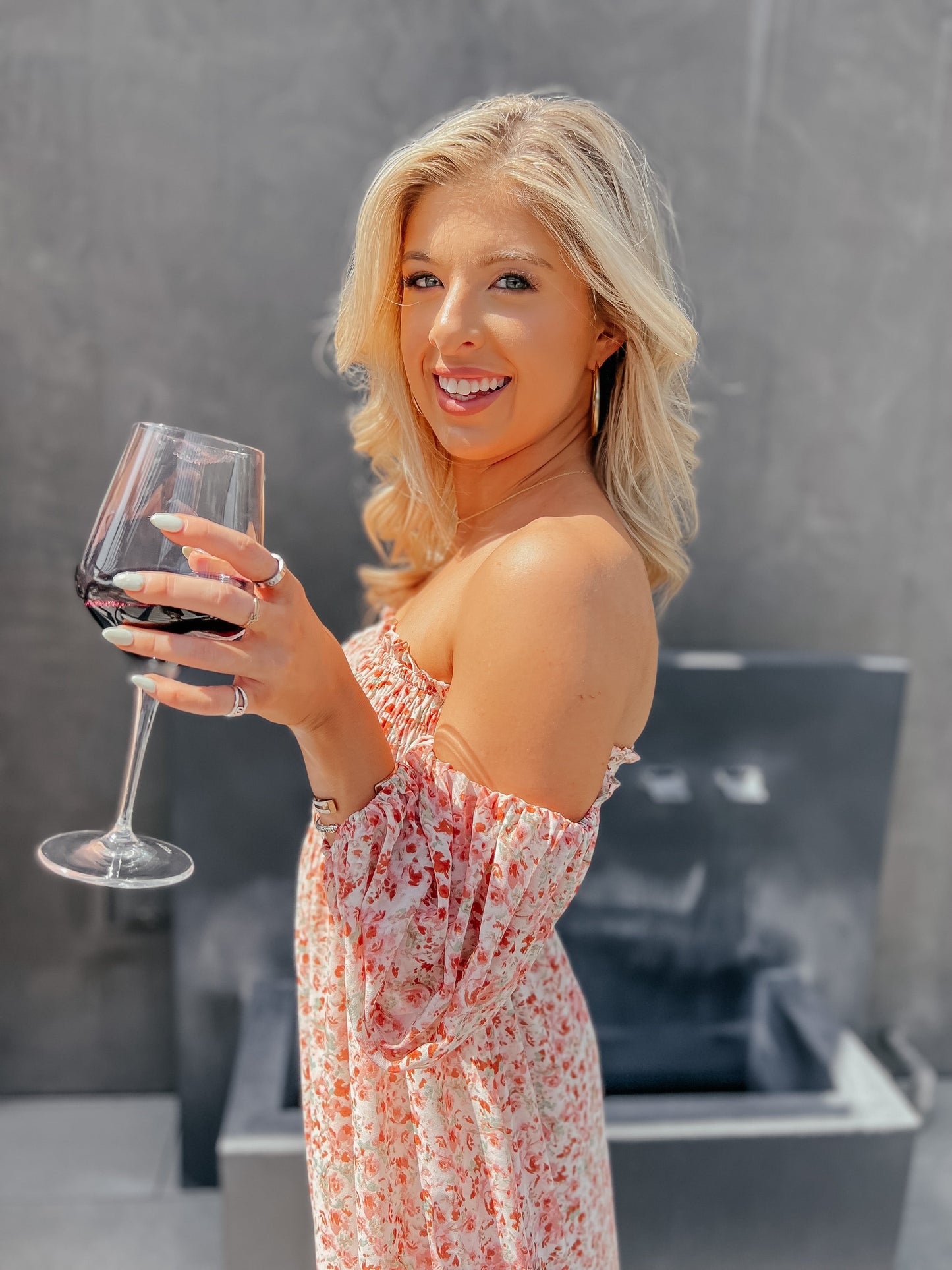 Olivia Off the Shoulder Midi Dress