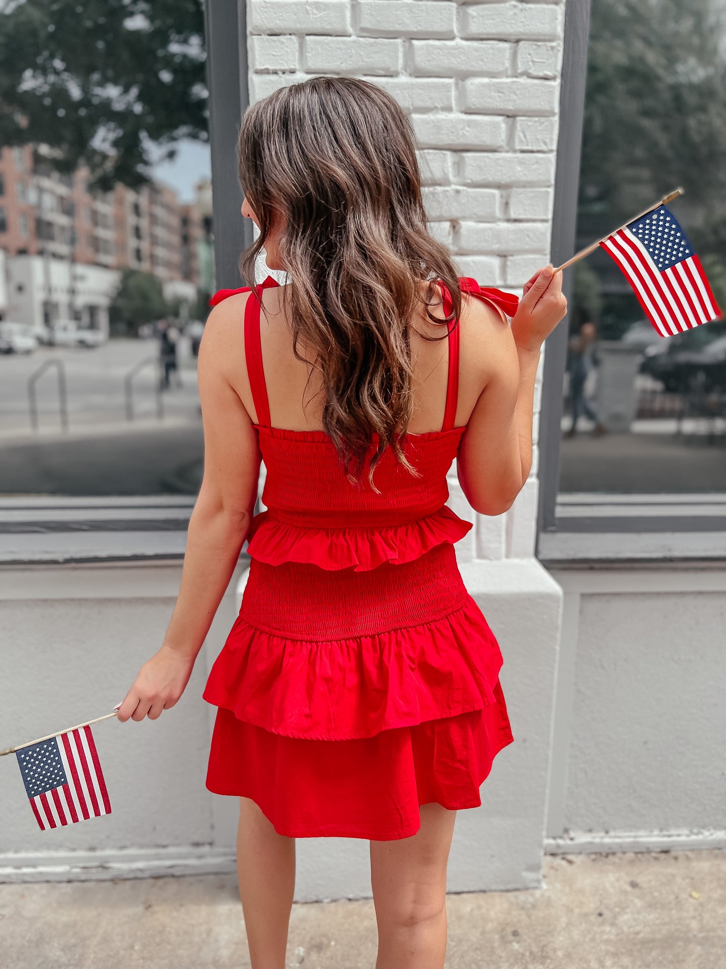 Hanna Firecracker Red Mini Dress