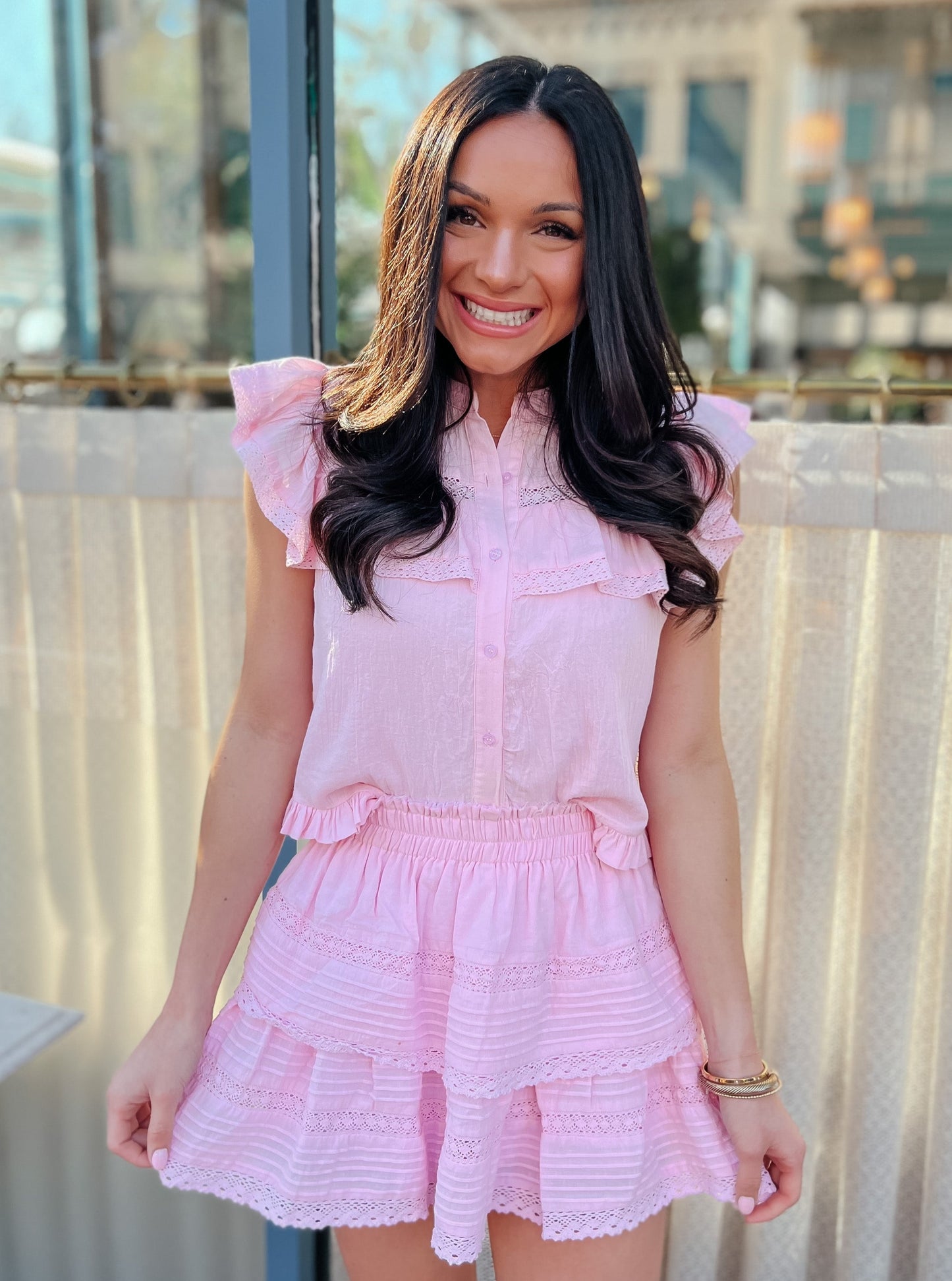 Dolly Pink Ruffle Skirt