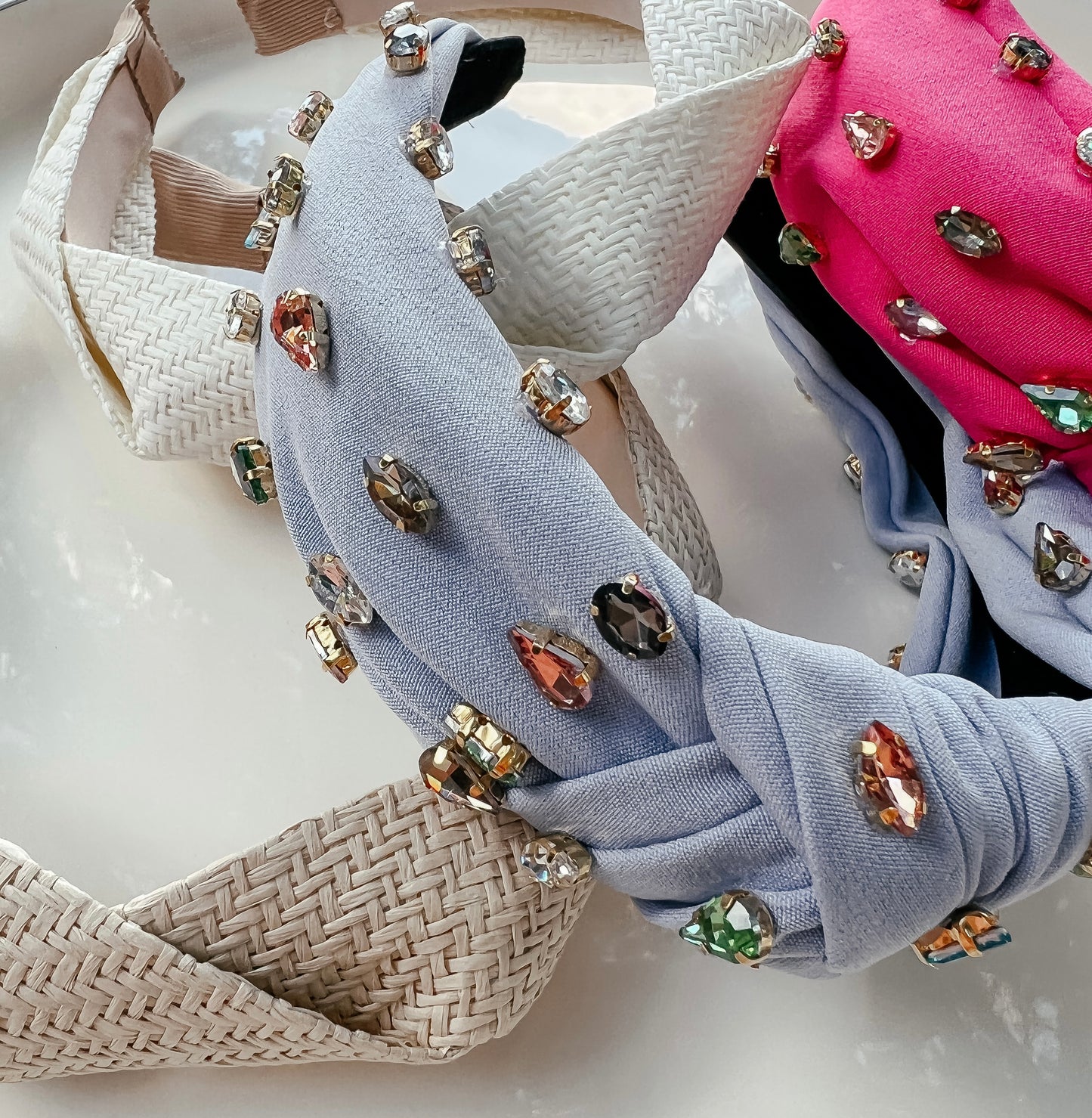 T+Rye-nestone Headband Pink