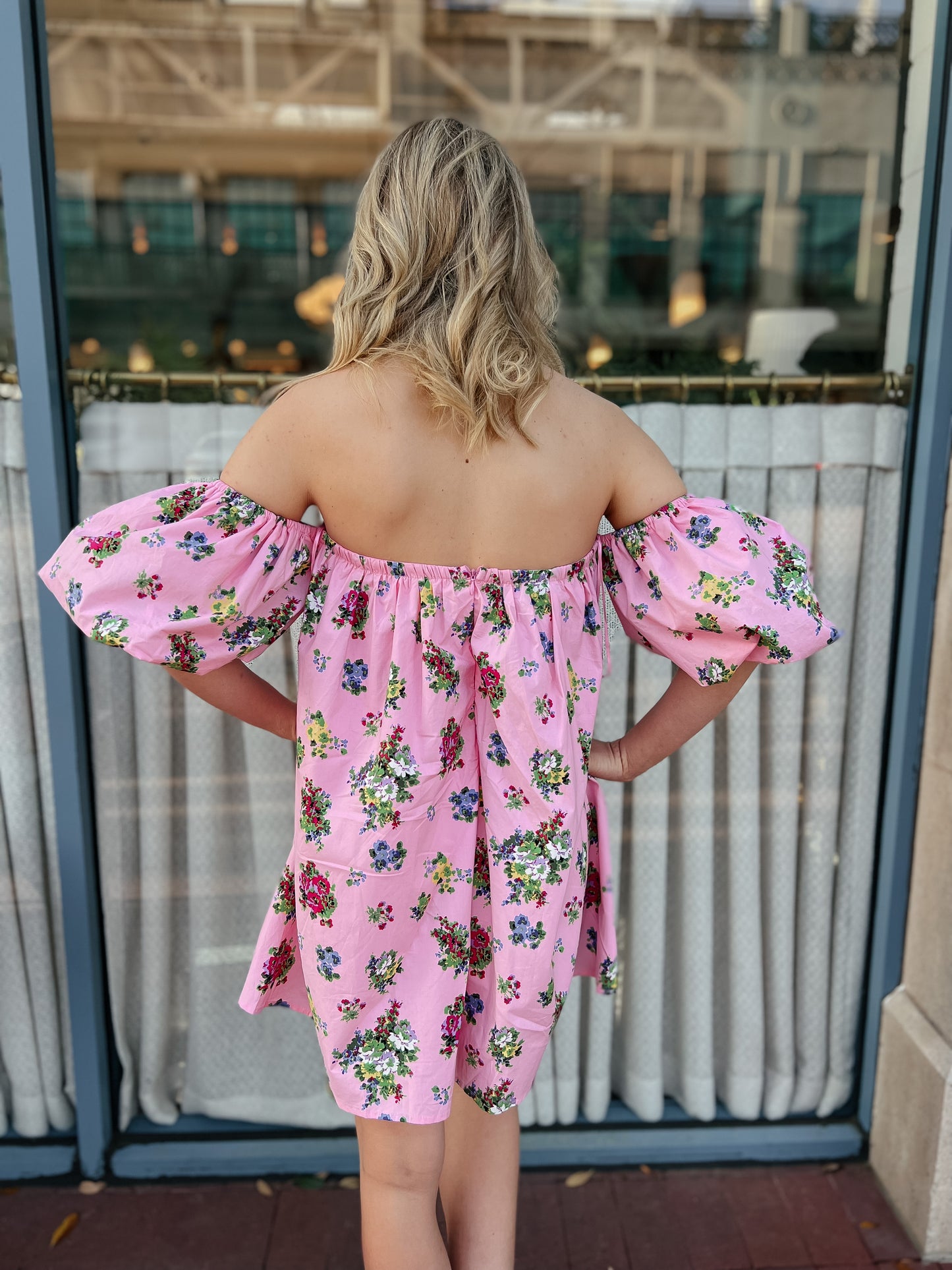 Bloomin' Floral Off The Shoulder Dress