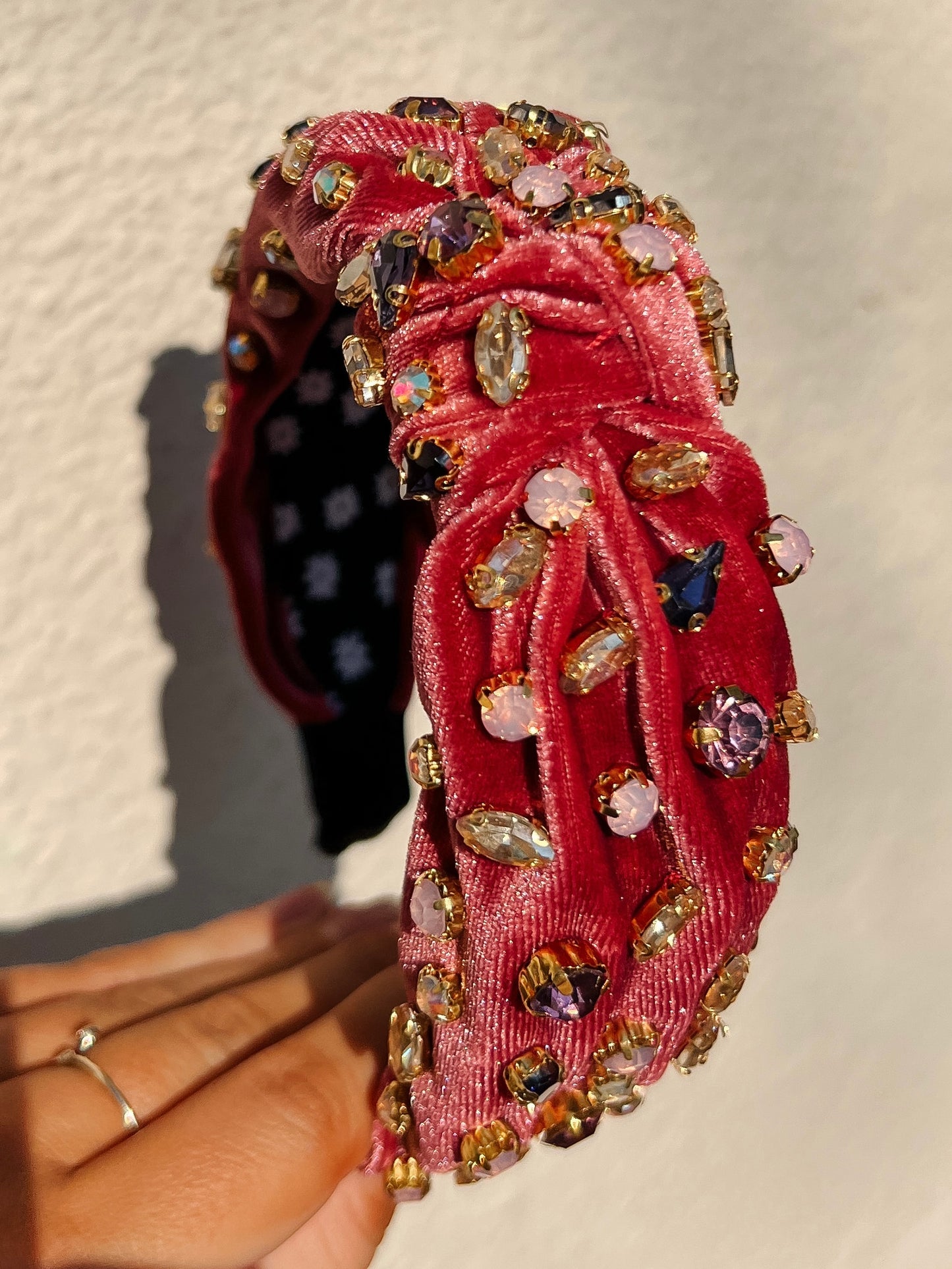 No Rules with Jewels Velvet Headbands