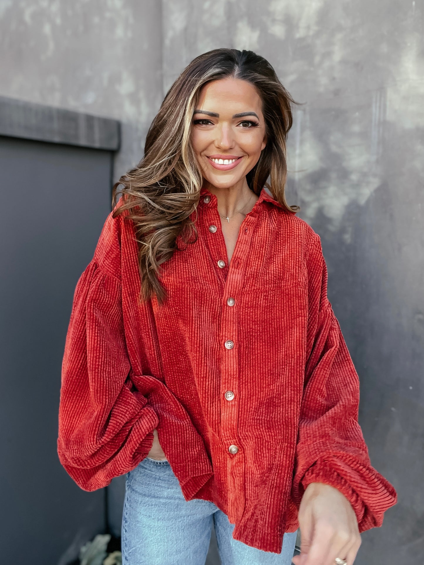 Casual in Corduroy Shacket