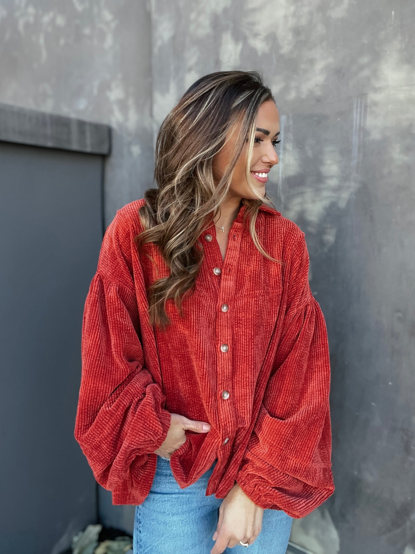 Casual in Corduroy Shacket