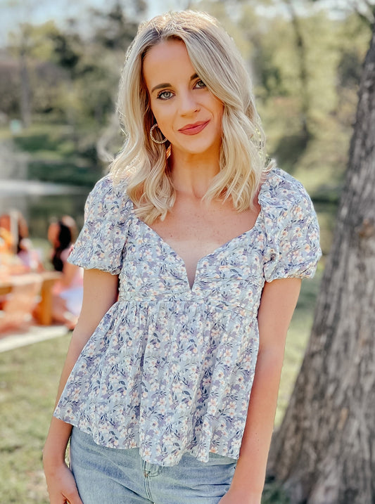 My She's Fine Floral Top