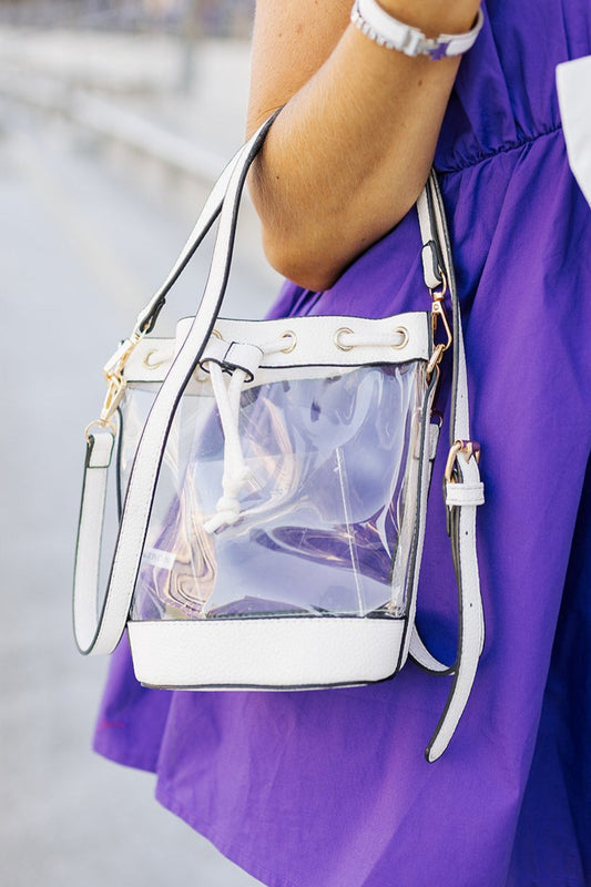 Clear Bucket Stadium Bag