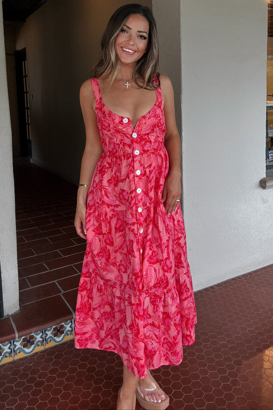 Taylor Button Down Tank Midi Dress