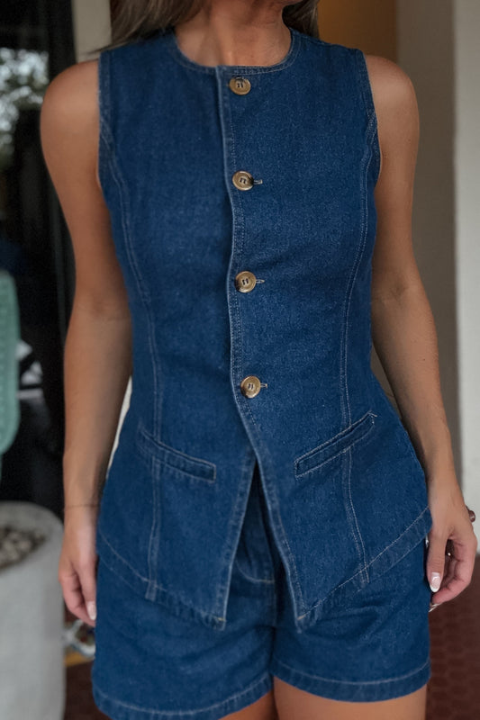 The Dakota Denim Vest