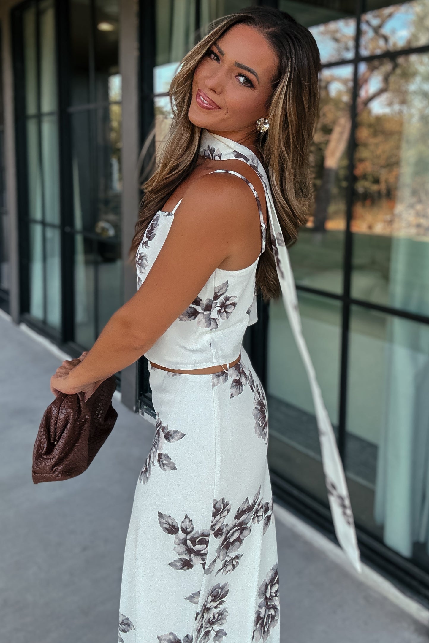 Nicole Scarf Skirt Set