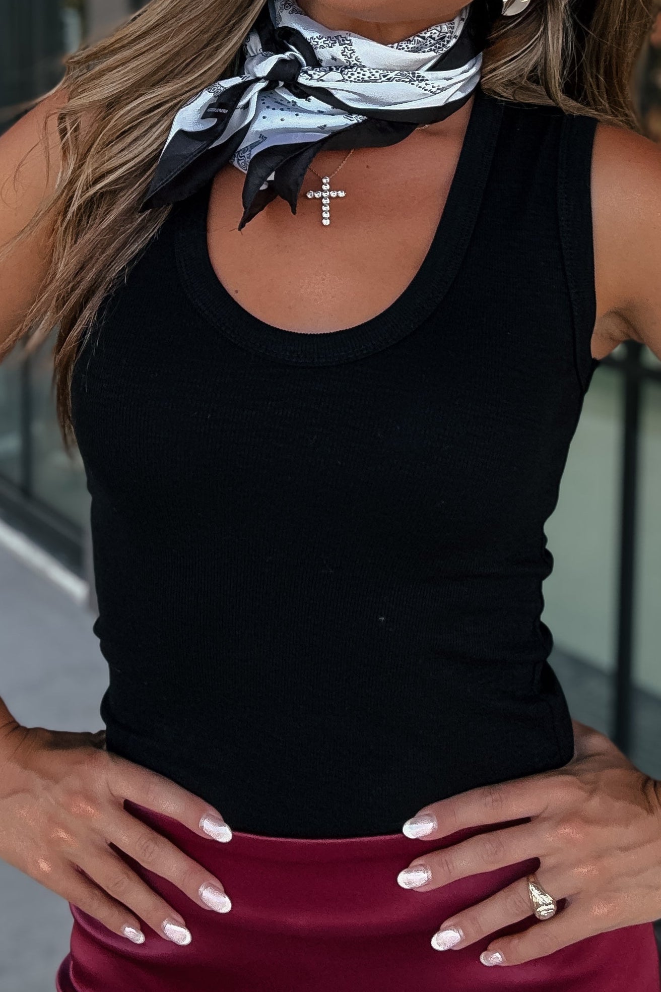 Millie Essential Tank | Black