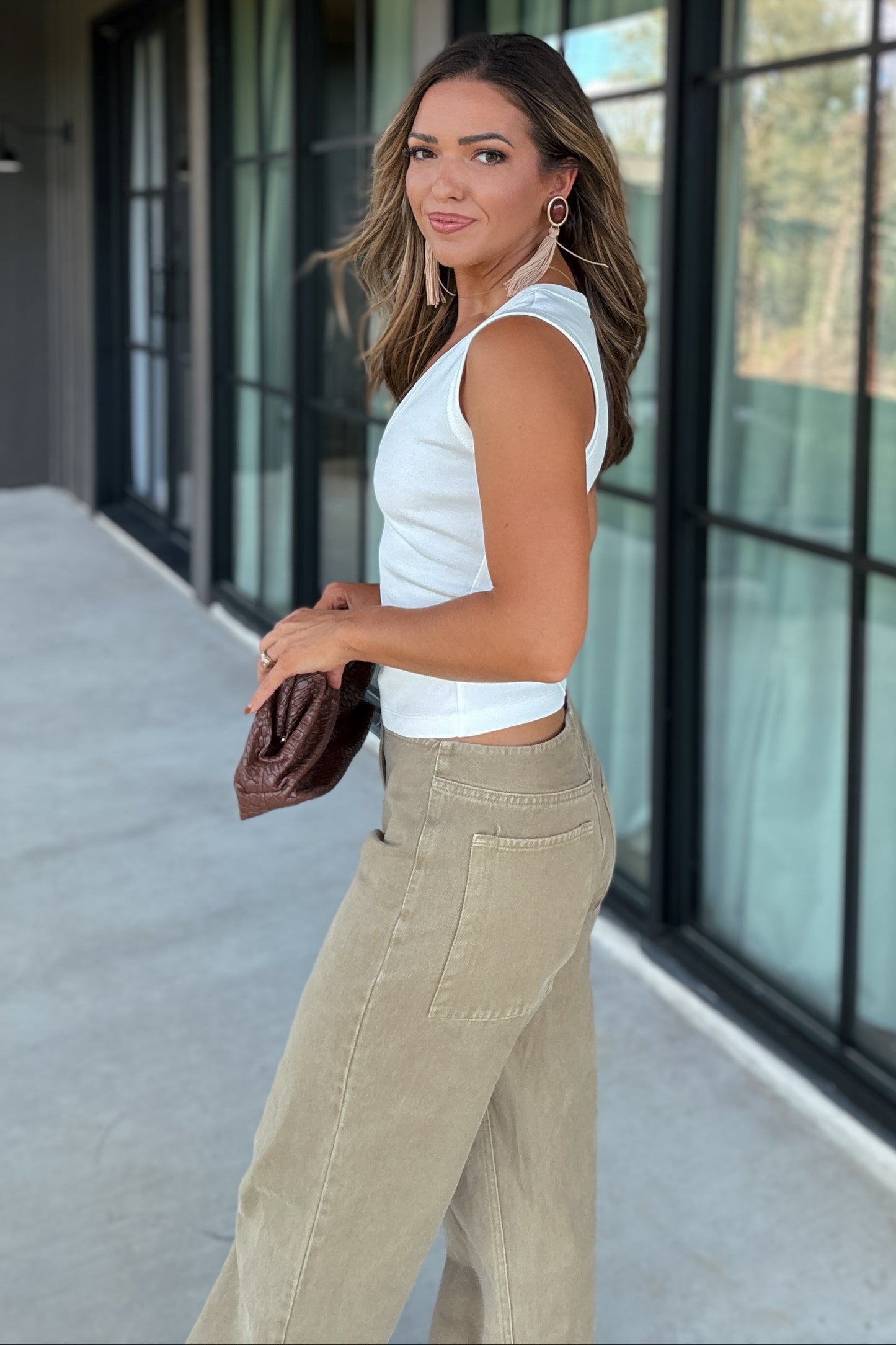 Knox Seamless Denim | Olive