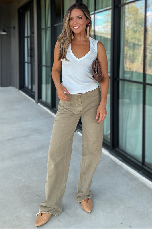 Knox Seamless Denim | Olive
