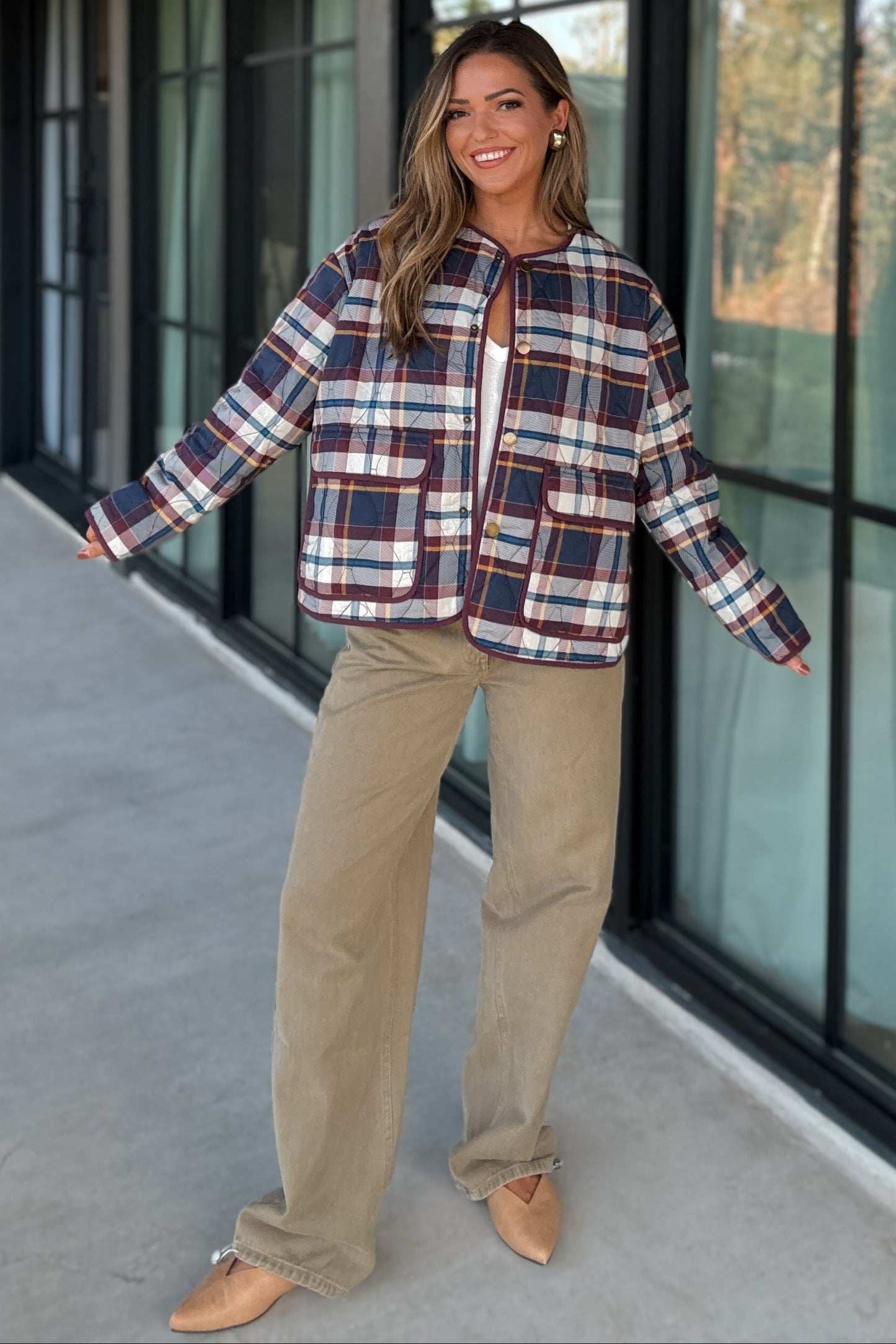 Maxwell Plaid Jacket