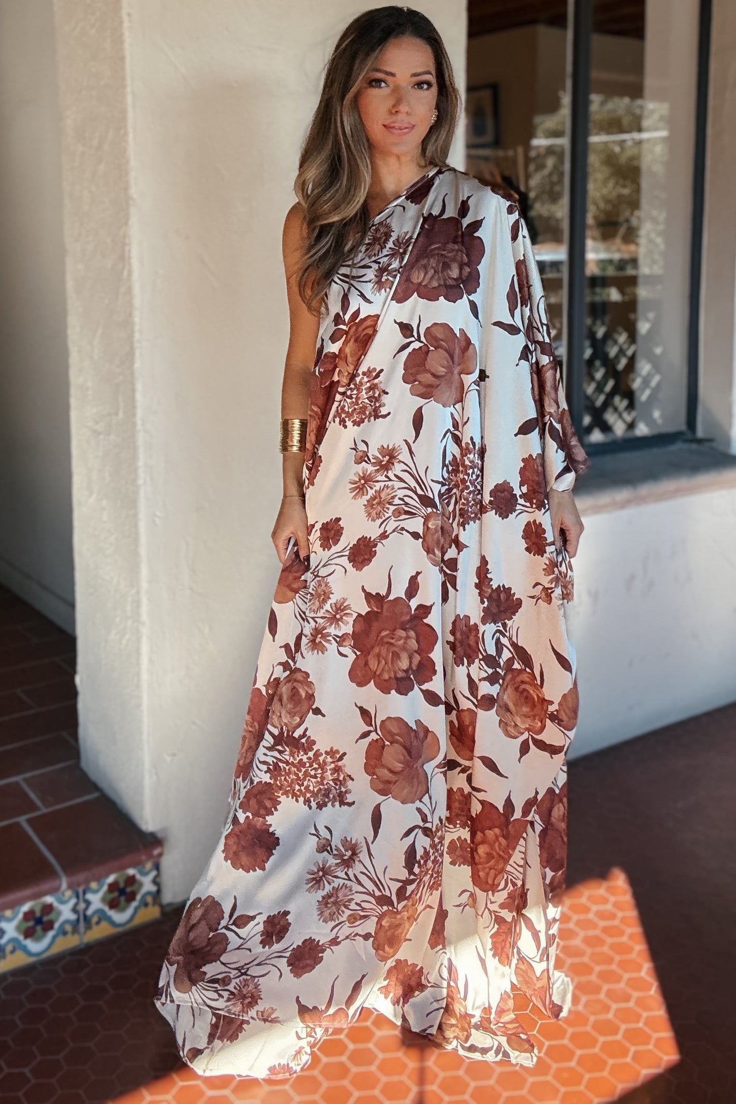 Georgia One-Shoulder Maxi Dress