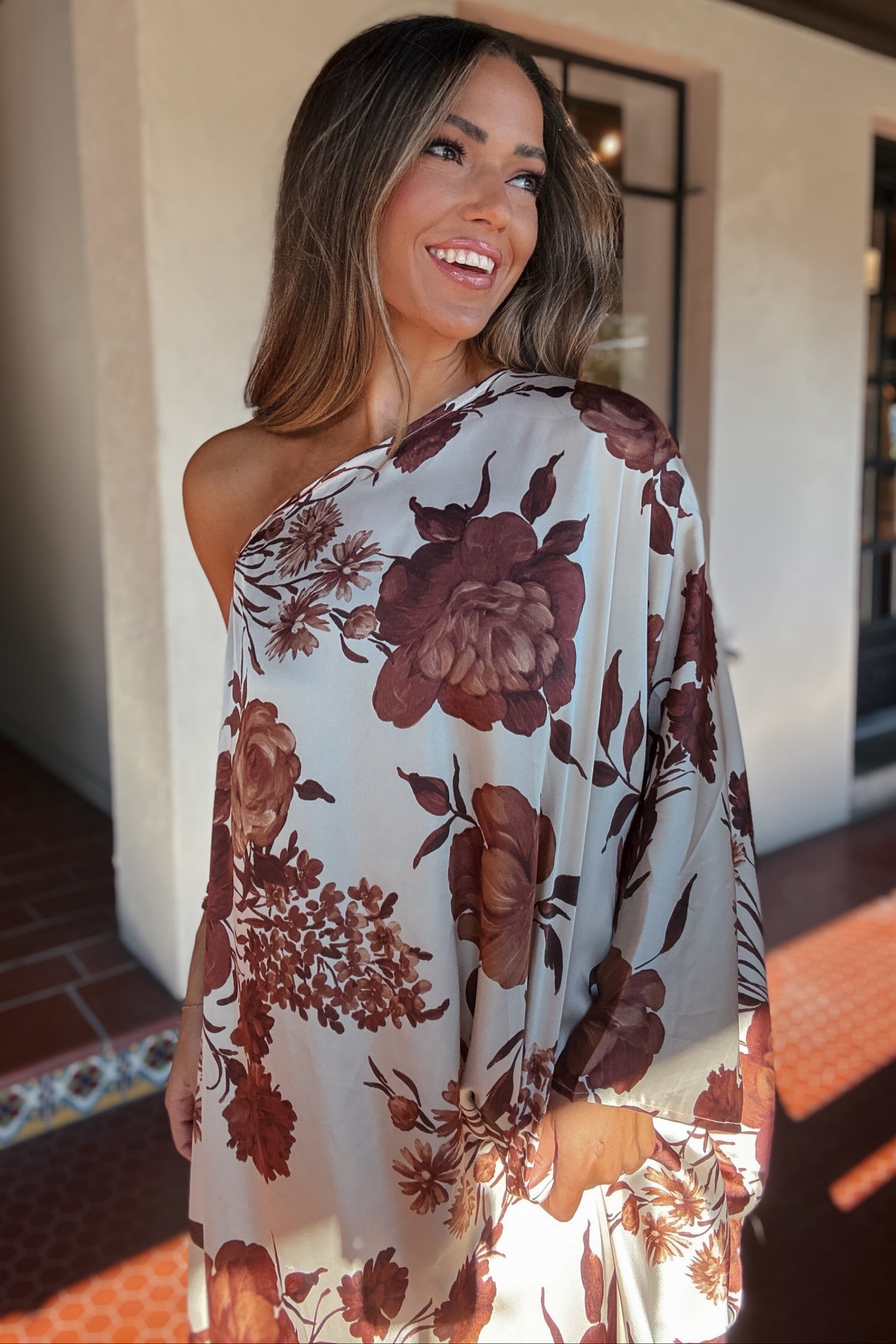 Georgia One-Shoulder Maxi Dress