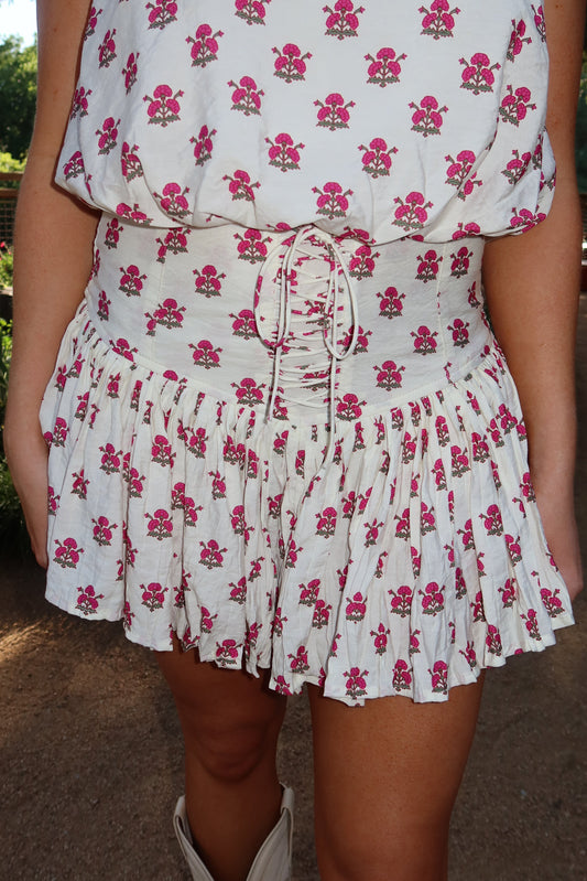 Mia Lace Mini Skirt