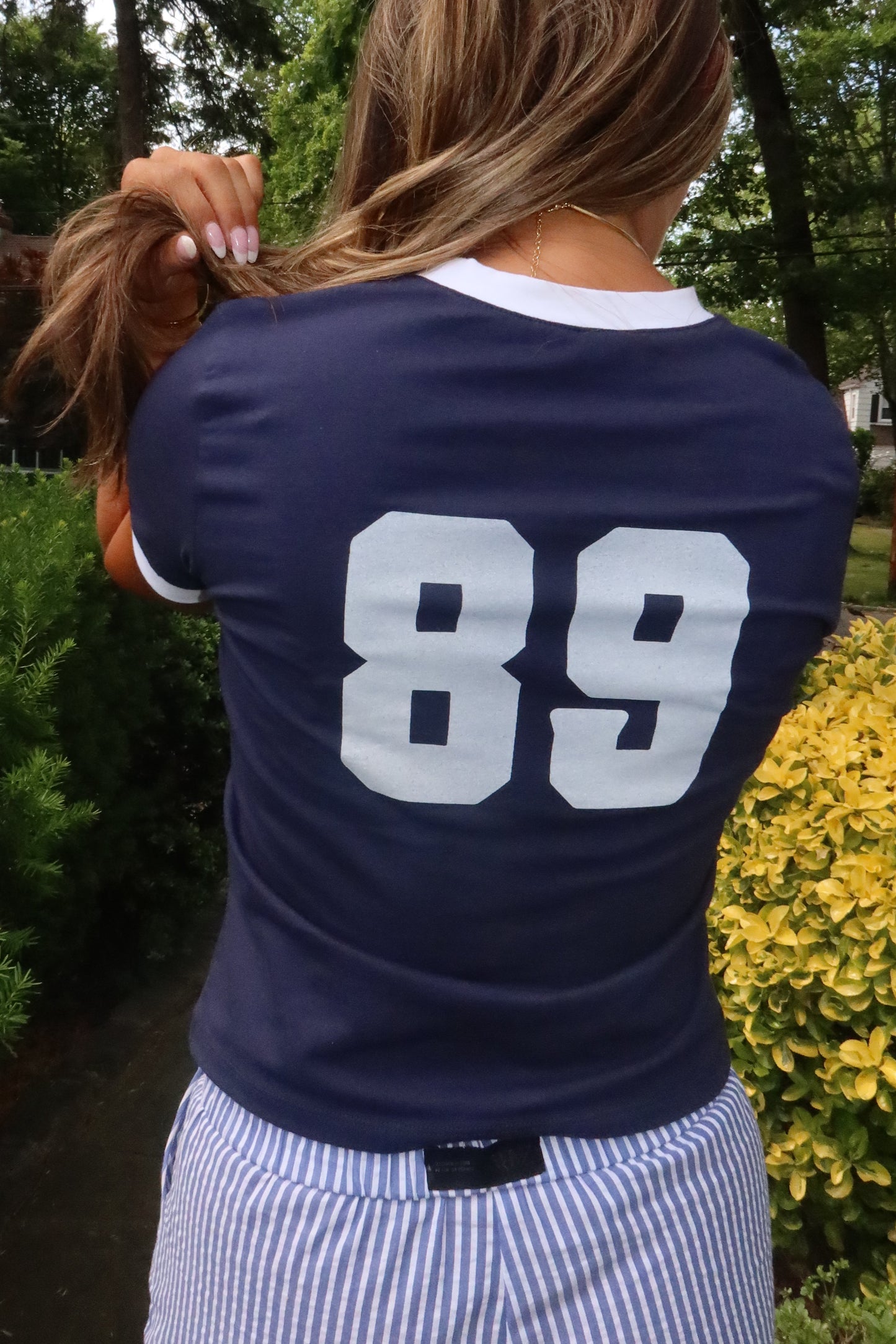 Quincy Yacht Navy Tee