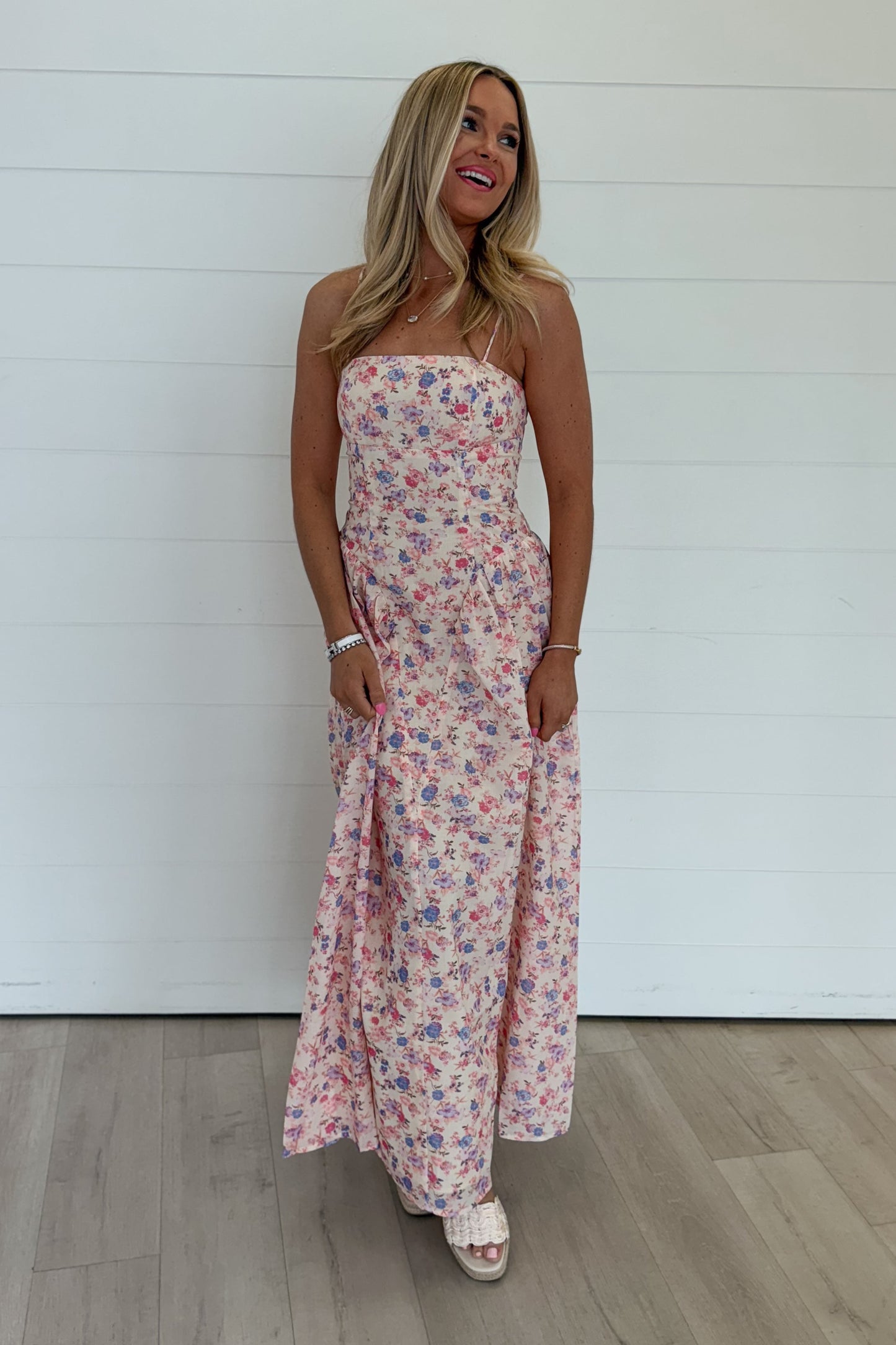 Tatum Multi Floral Maxi Dress