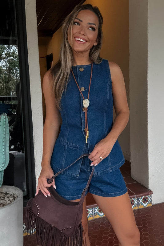 The Dakota Denim Vest