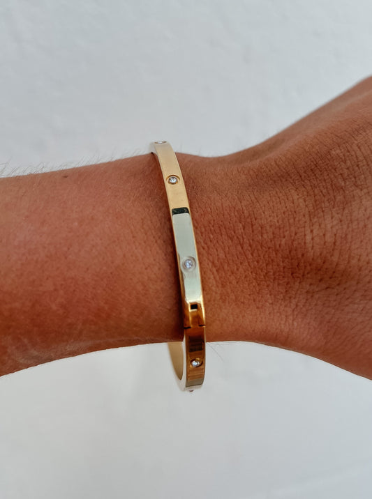 Gold Stacking Bracelet